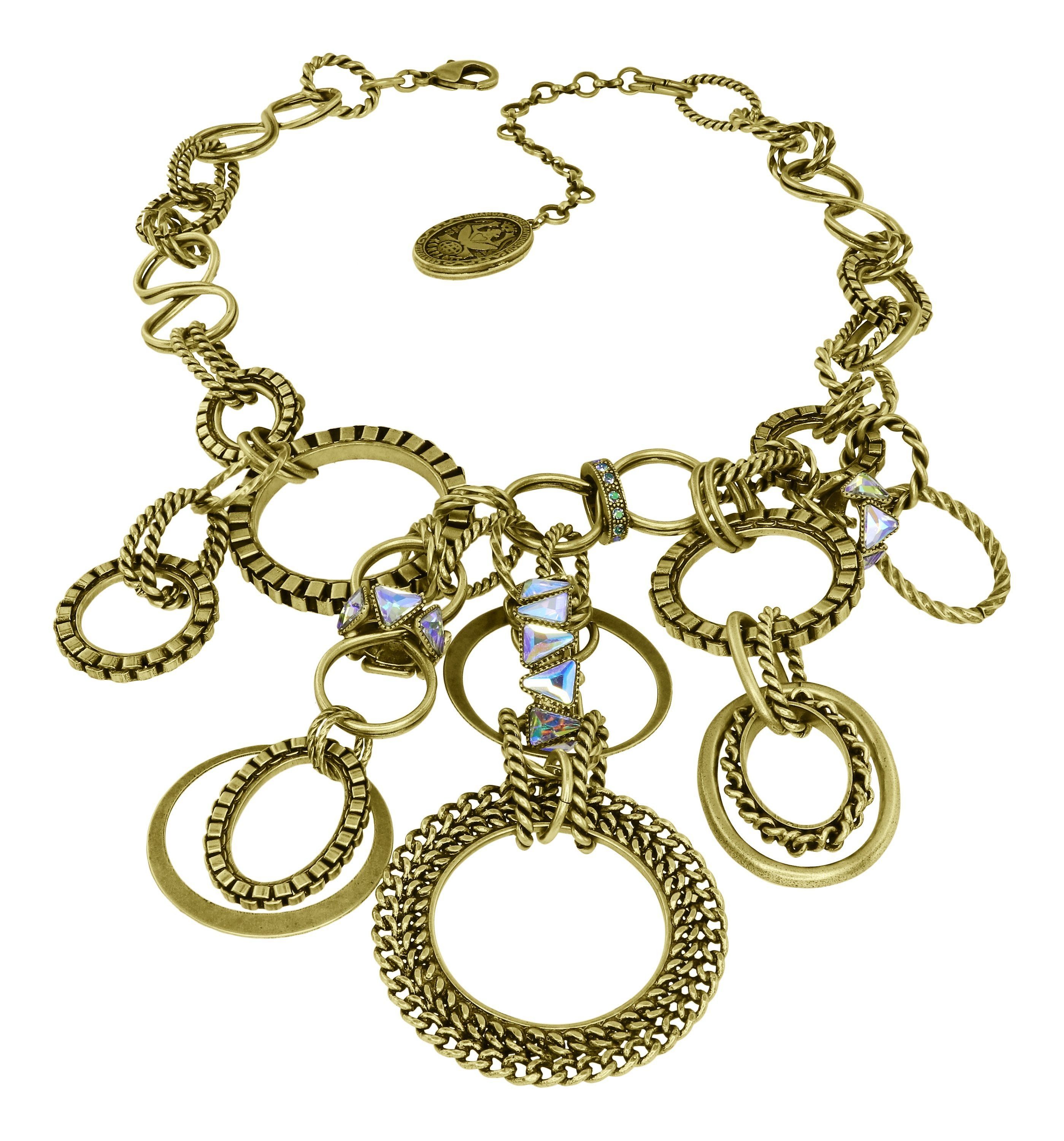 Bild für Halskette-Y Collier Rings & Rhythm Messing  