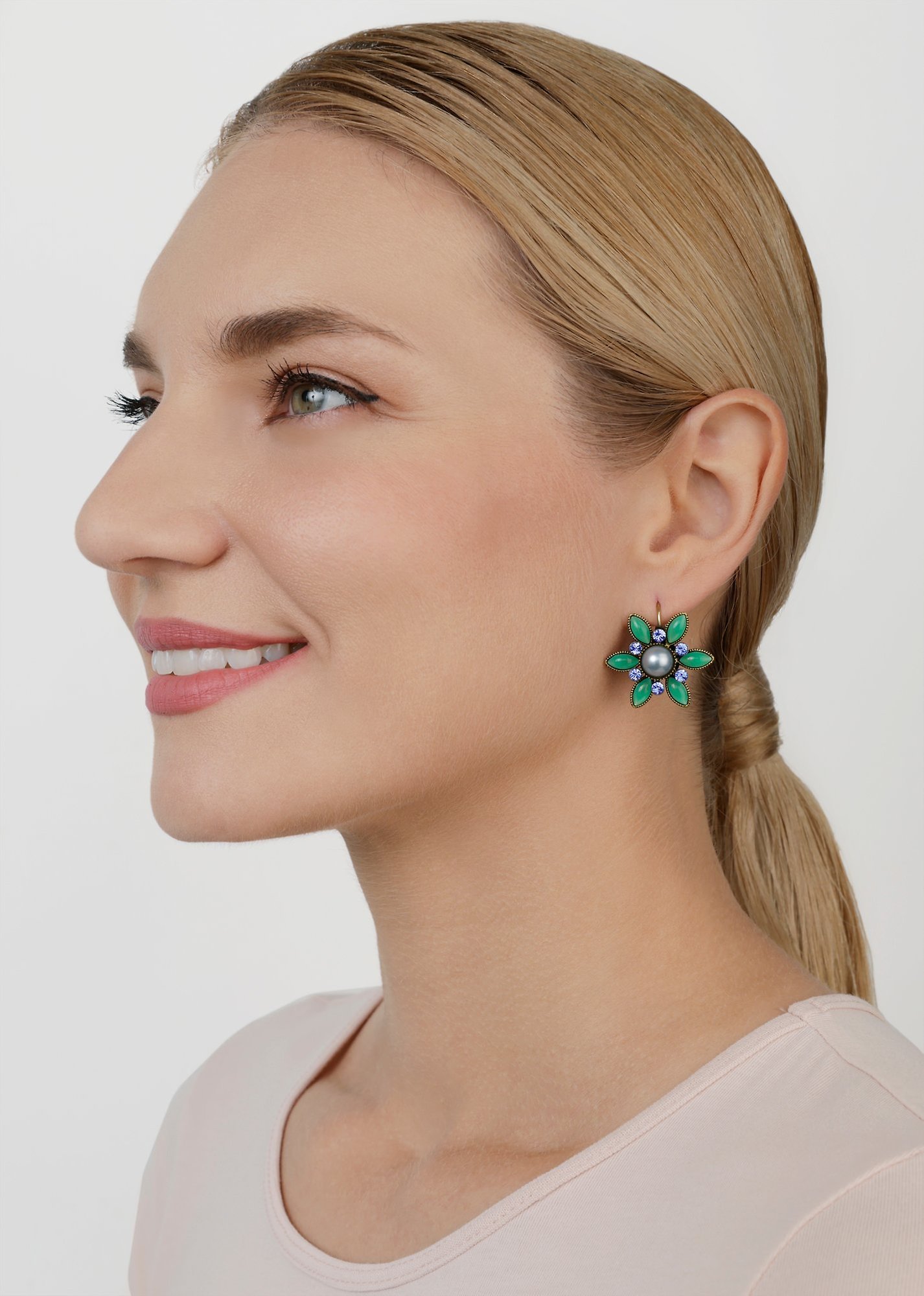 image pour Boucles d'oreilles Eurowire Margarita Vert  