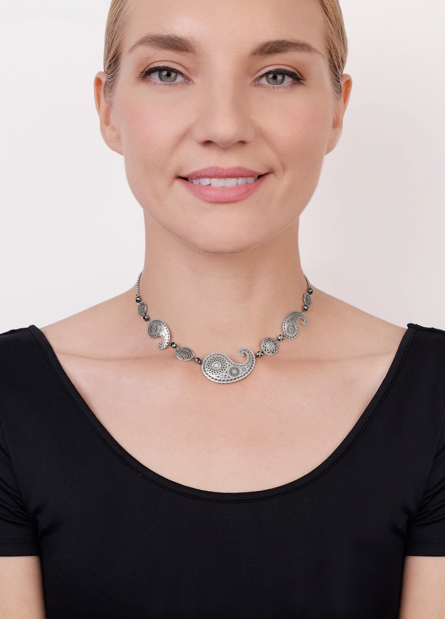 image pour Collier Paisley Argent  size M,S