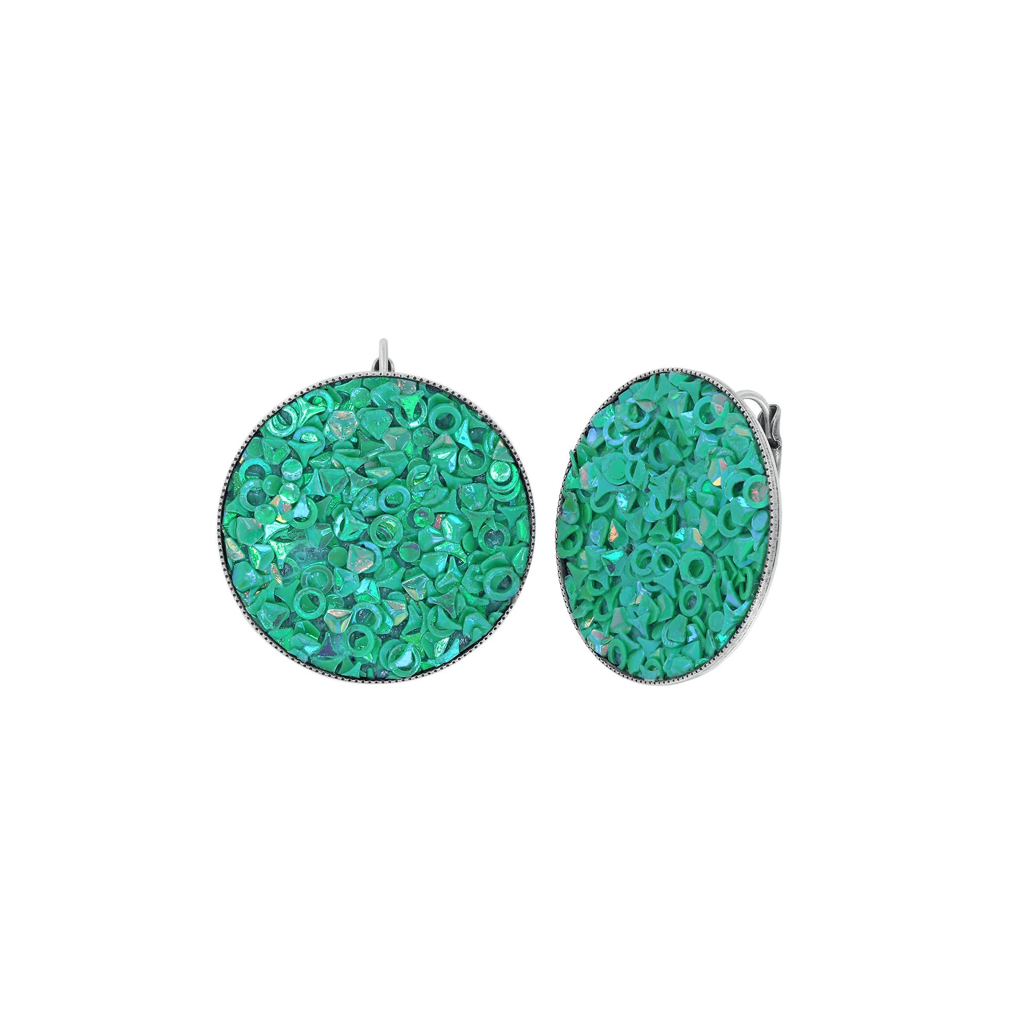 image pour Boucles d'oreilles Eurowire Studio 54 Vert  size L