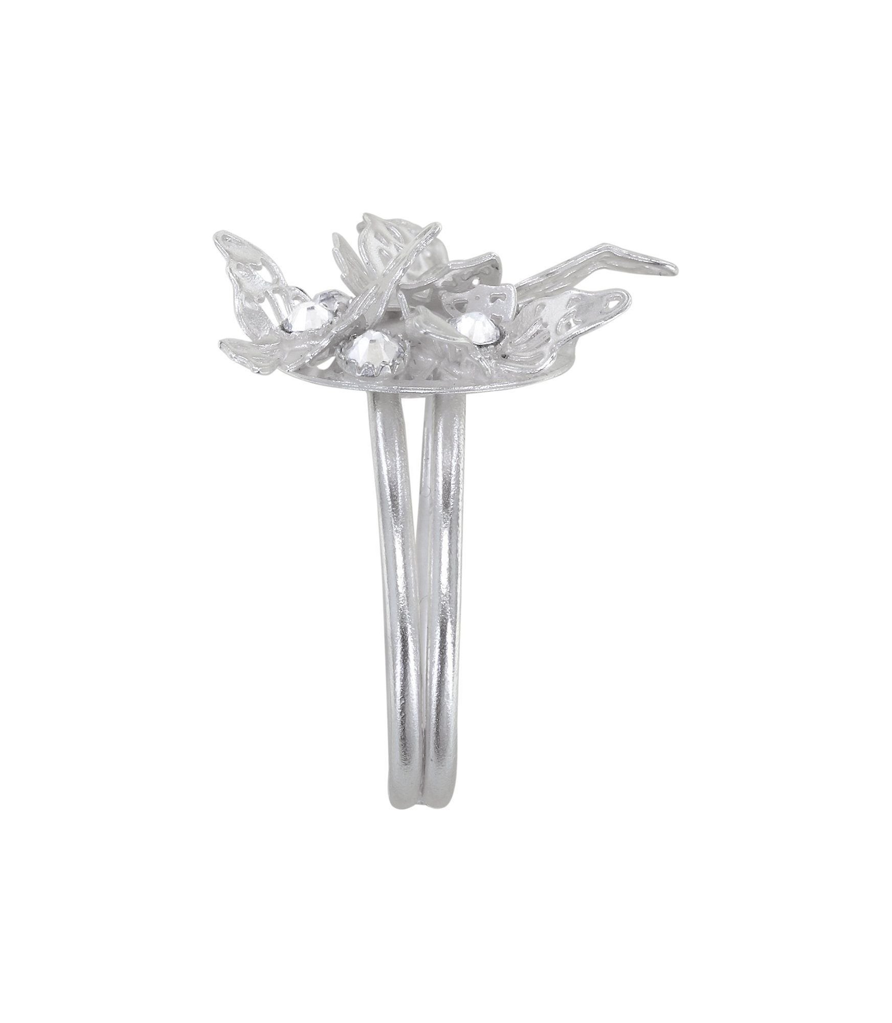 Bild für Ring Fly Baby Fly Weiß crystal argent flare size M,S
