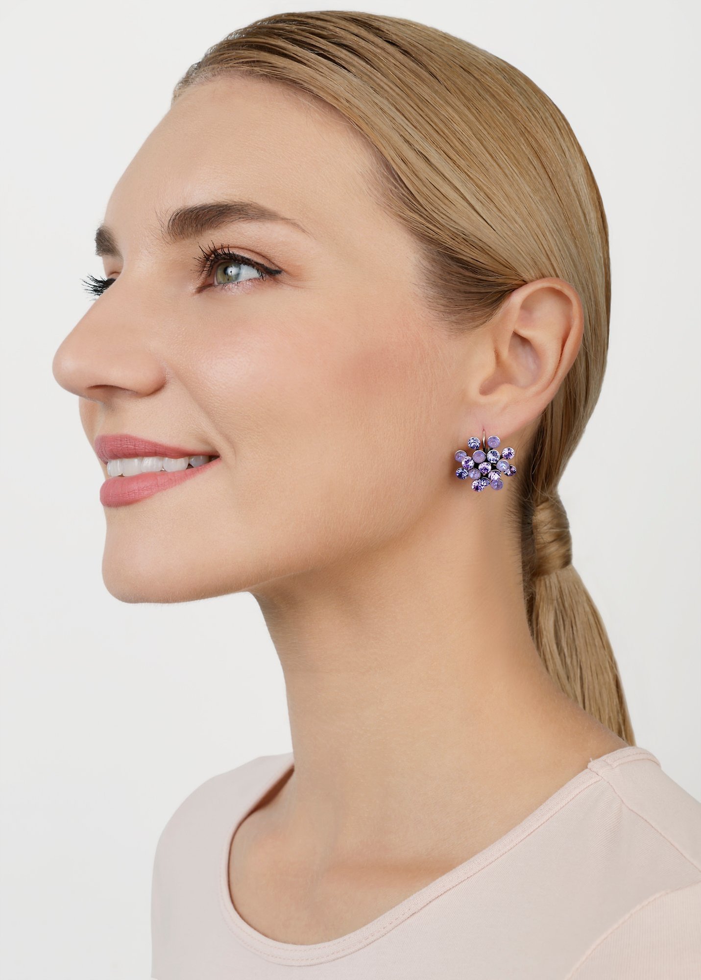 image pour Boucles d'oreilles Eurowire Magic Fireball Lila  Classic Size (21mm Ø)