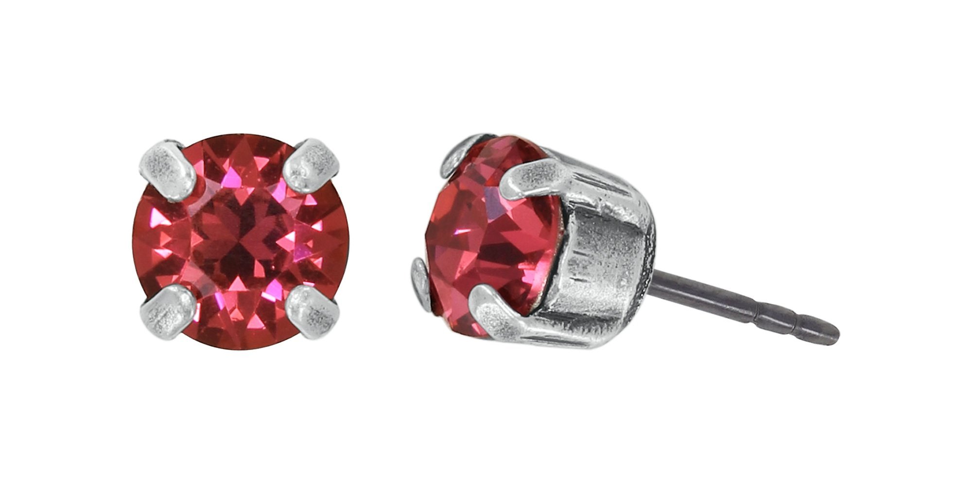 Bild für Ohrstecker Black Jack Pink Indisch pink SS 29