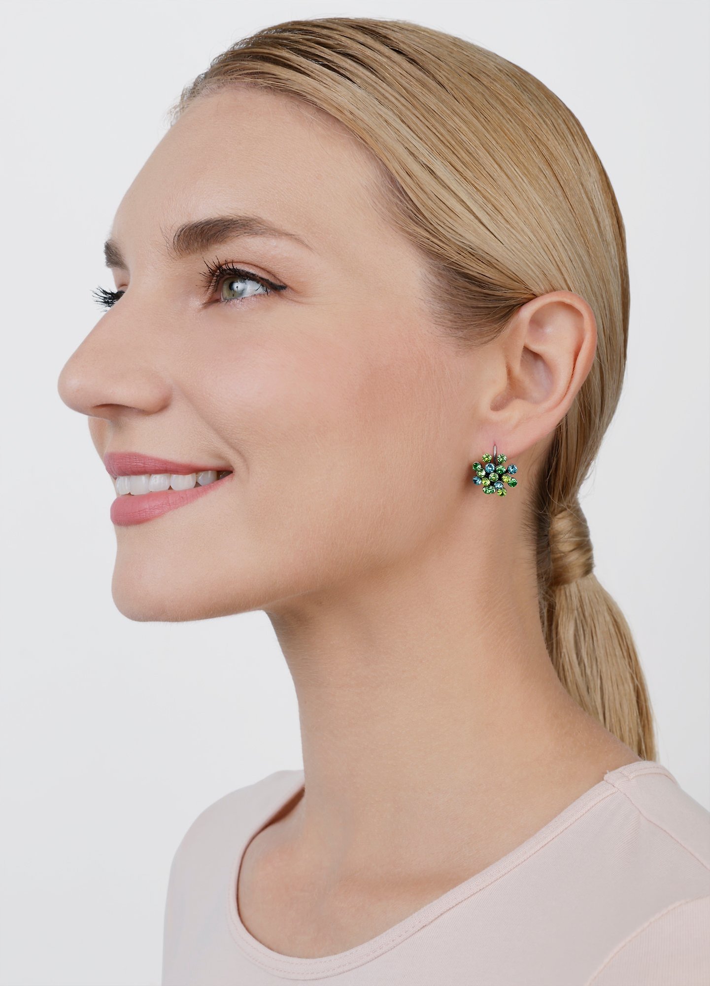 image pour Boucles d'oreilles Eurowire Magic Fireball Vert Clair  mini