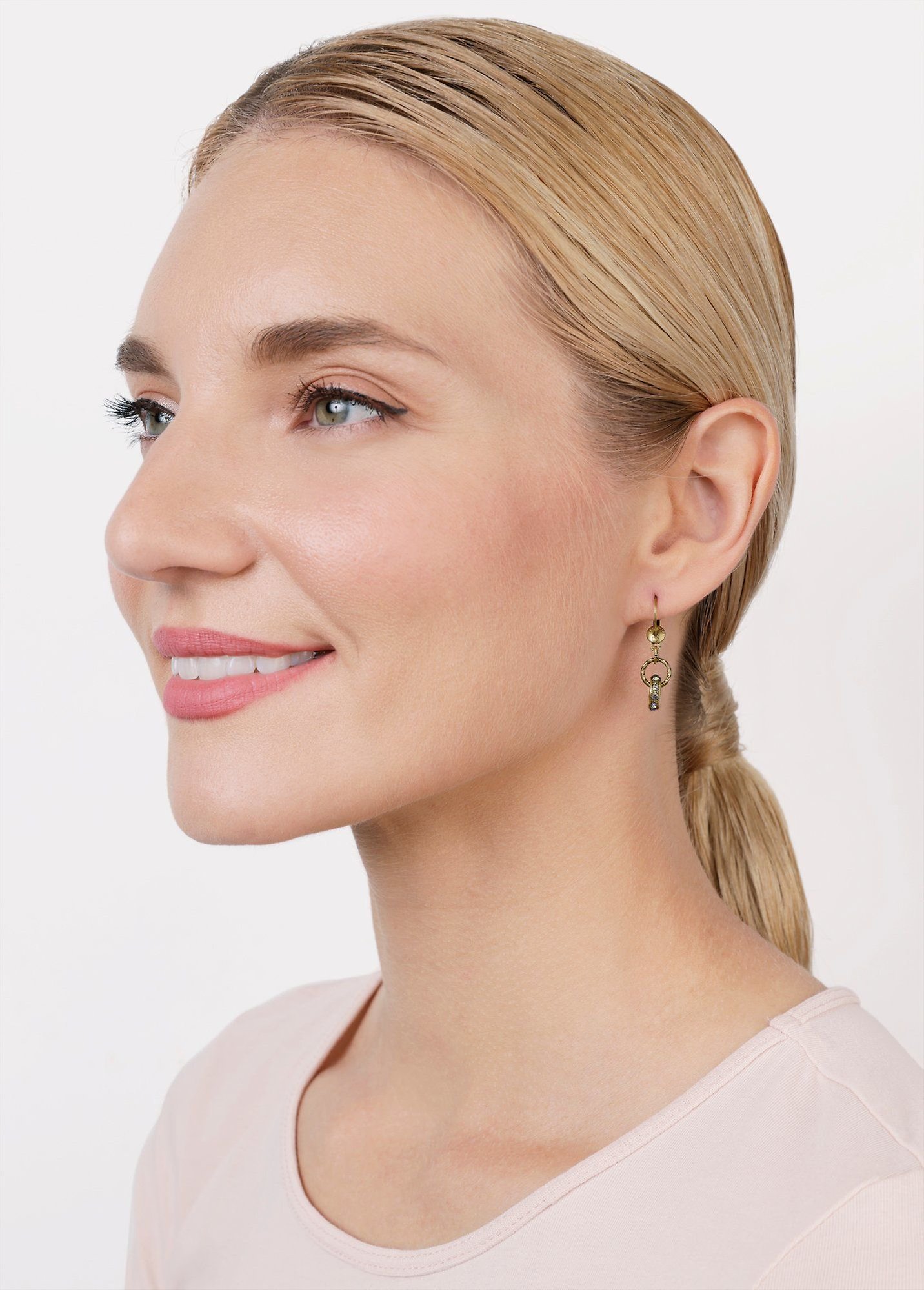 image for Earring Dangling Rings & Rhythm Brass  