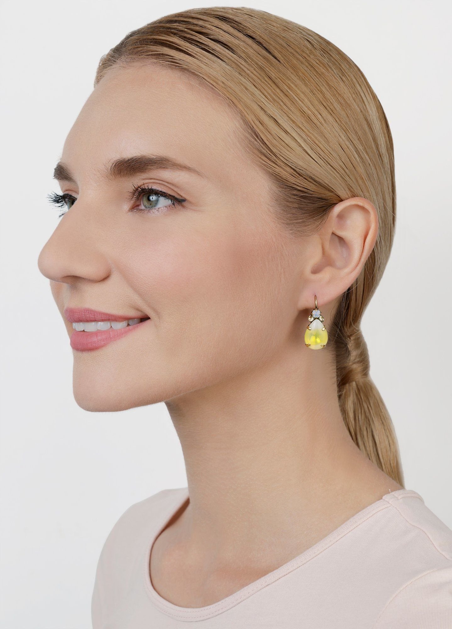 Bild für Ohrringe mit Brisur Sabrina Vintage Gelb  