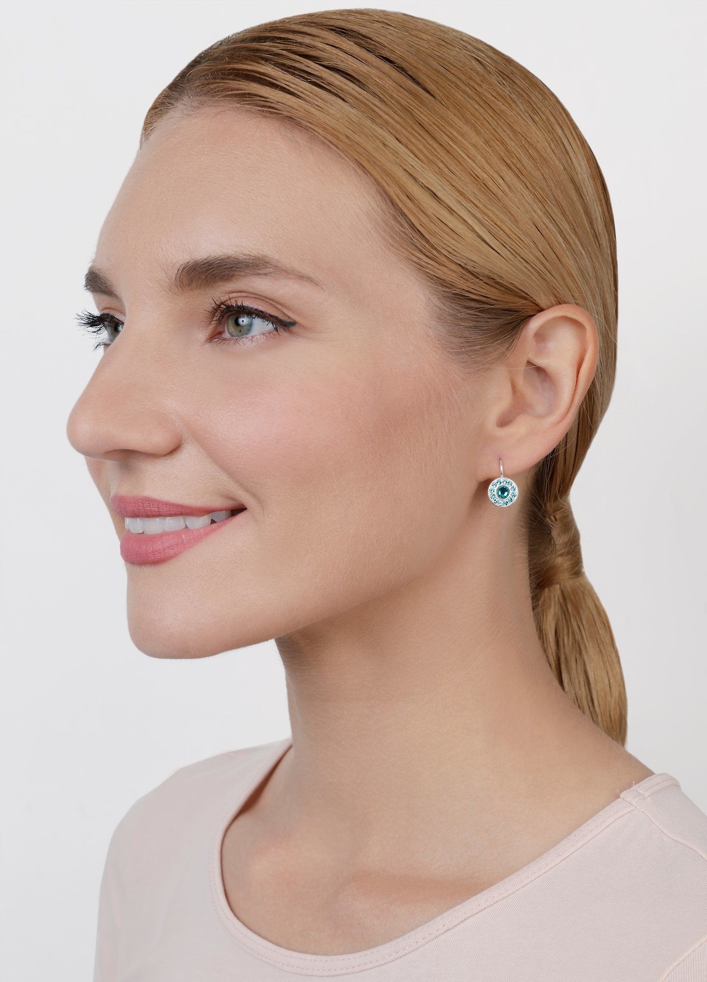 image for Earring Eurowire Spell on You Blue / Green  