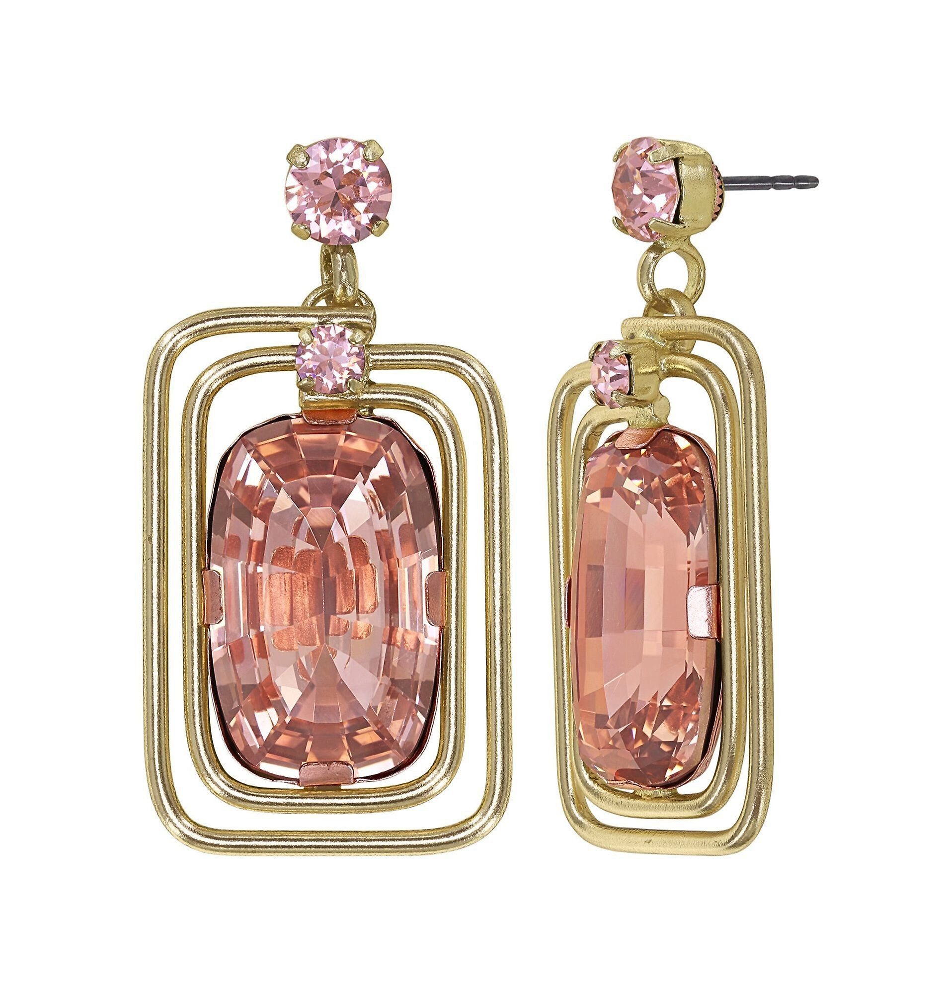 image for Earring Stud Dangling To The Max Pink  size L