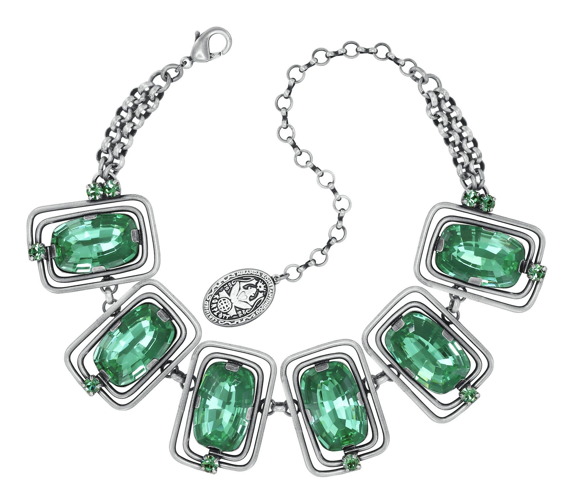 image for Necklace Choker-Collier To The Max Green  size L