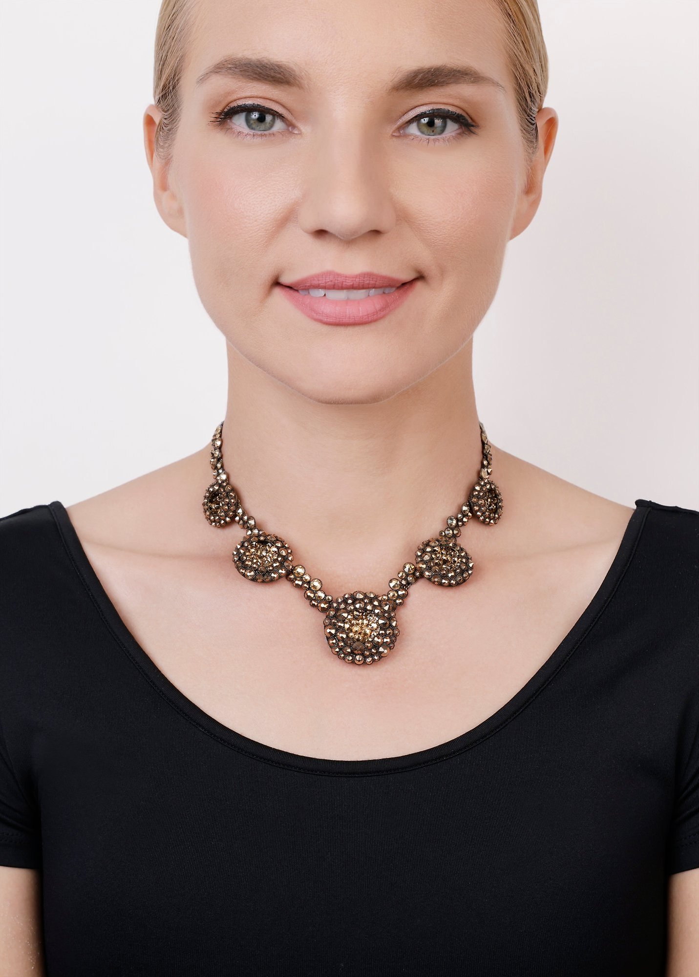 image for Necklace Inside Out Beige  size L,M,S