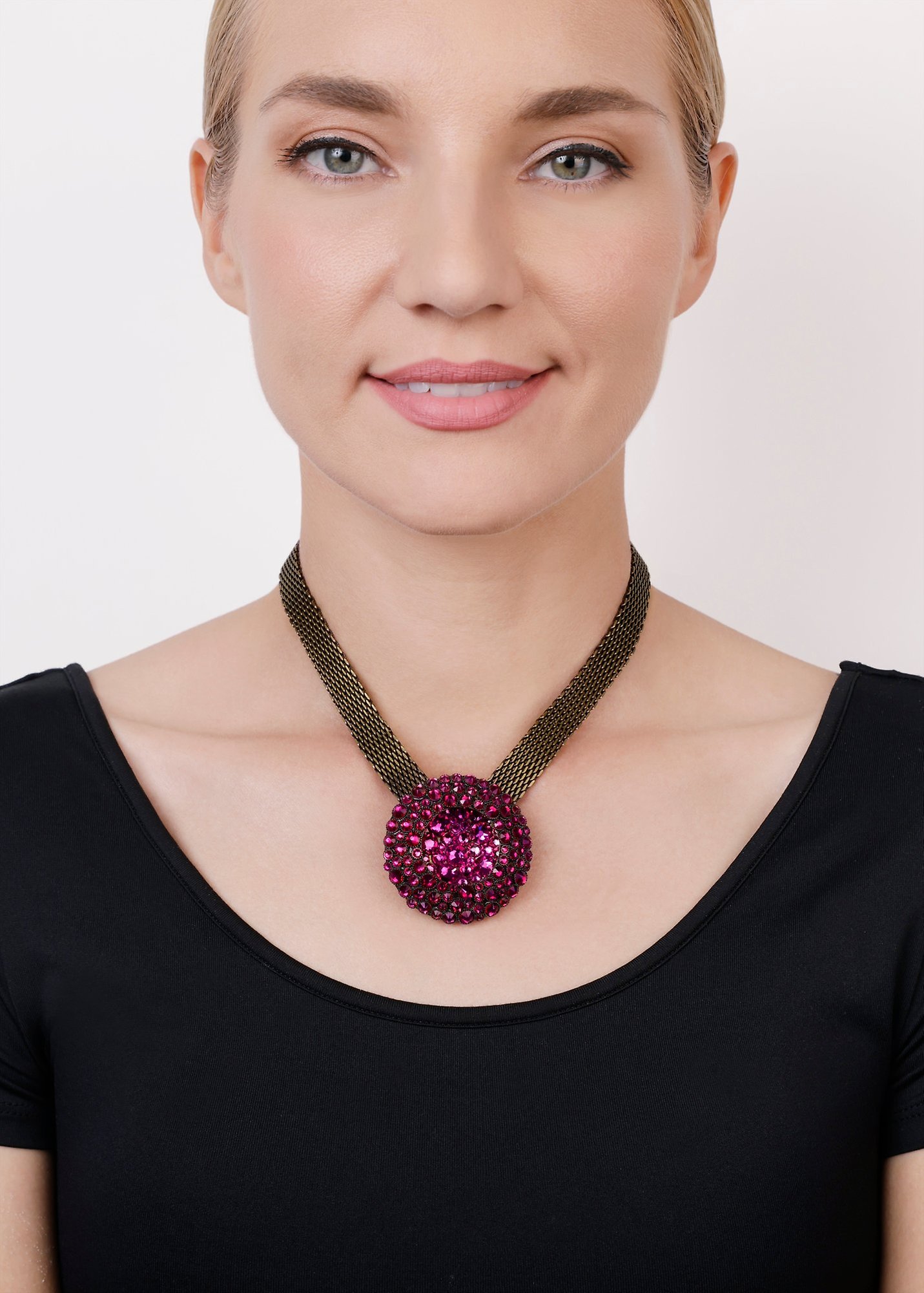 image pour Collier Inside Out Rose Foncé  size XL