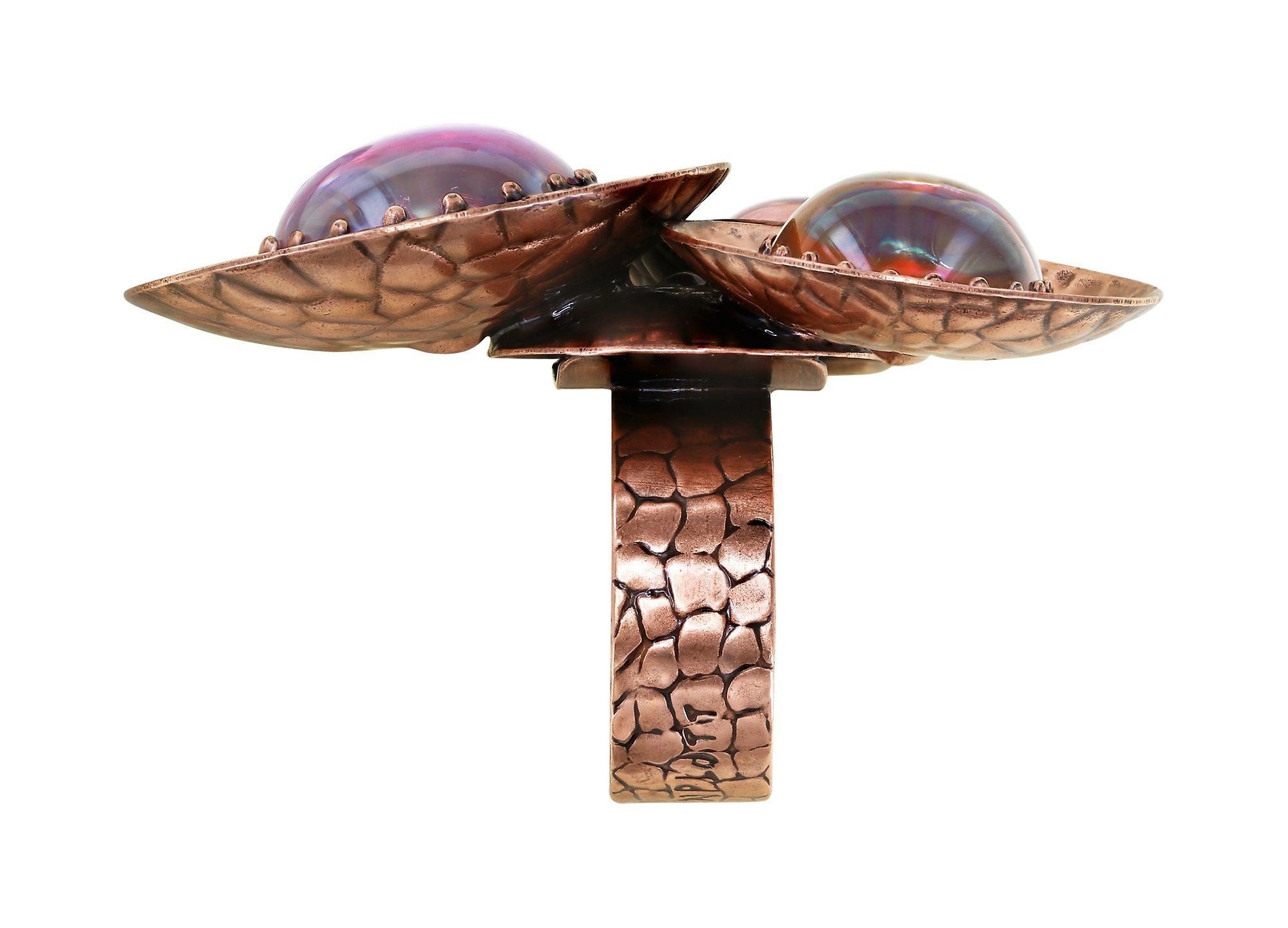 image pour Anneau Honey Drops in Space Rose / Lila  