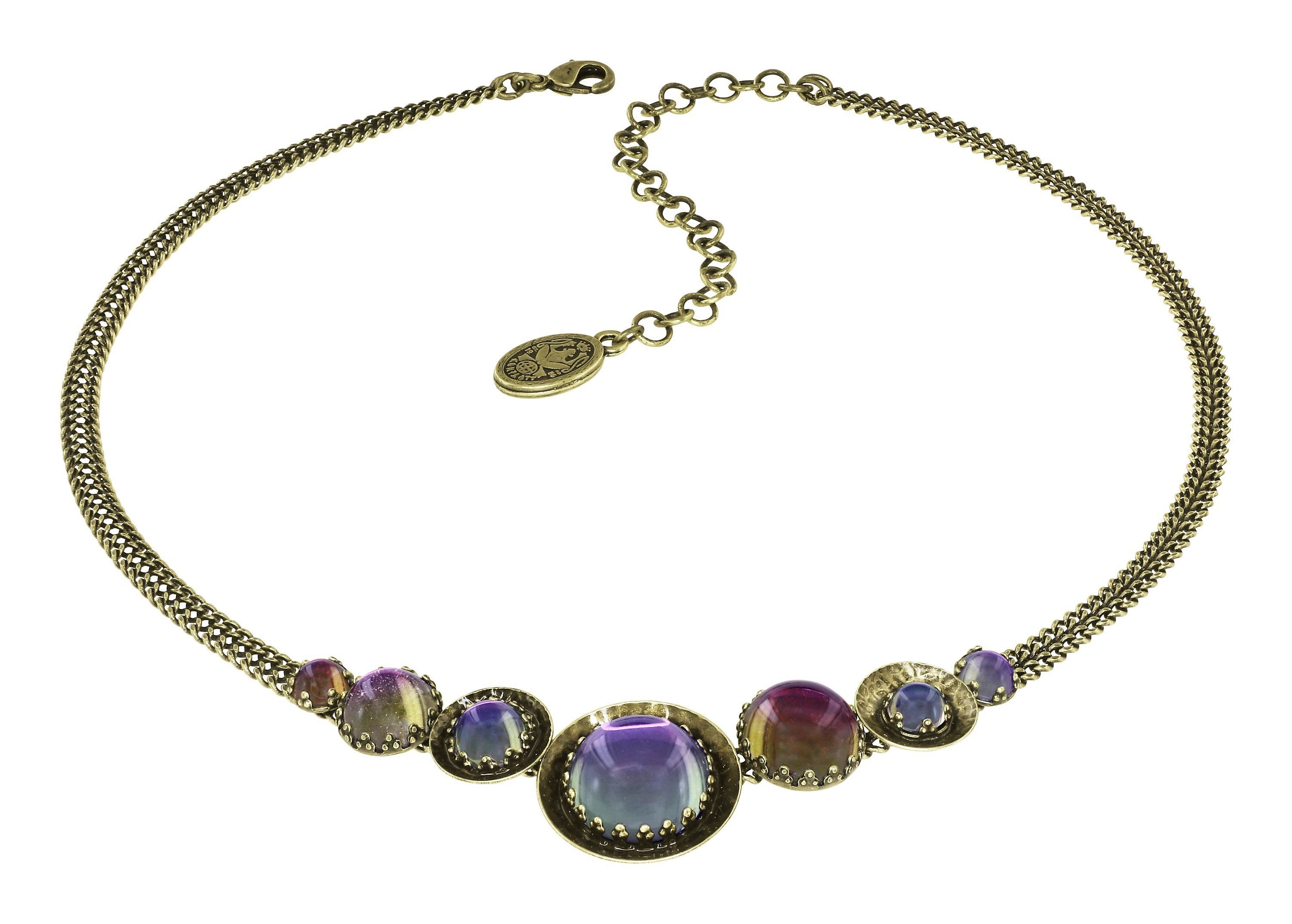 image for Necklace Honey Drops in Space Lila  