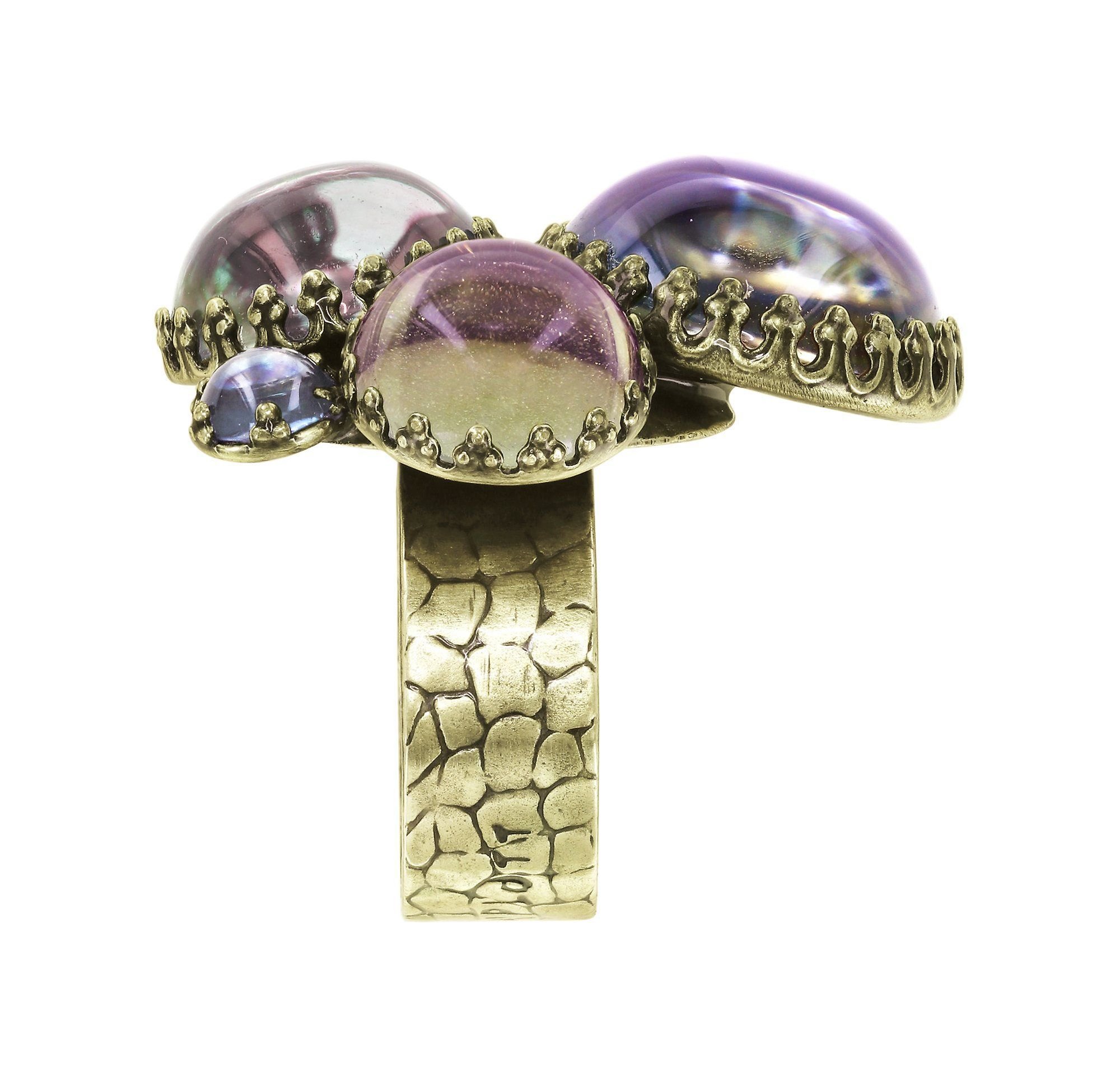 image pour Anneau Honey Drops in Space Lila  