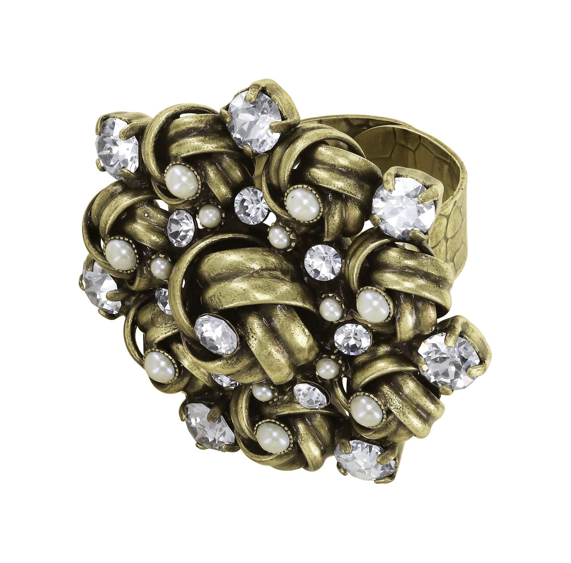 image for Ring La Comtesse II White  size L