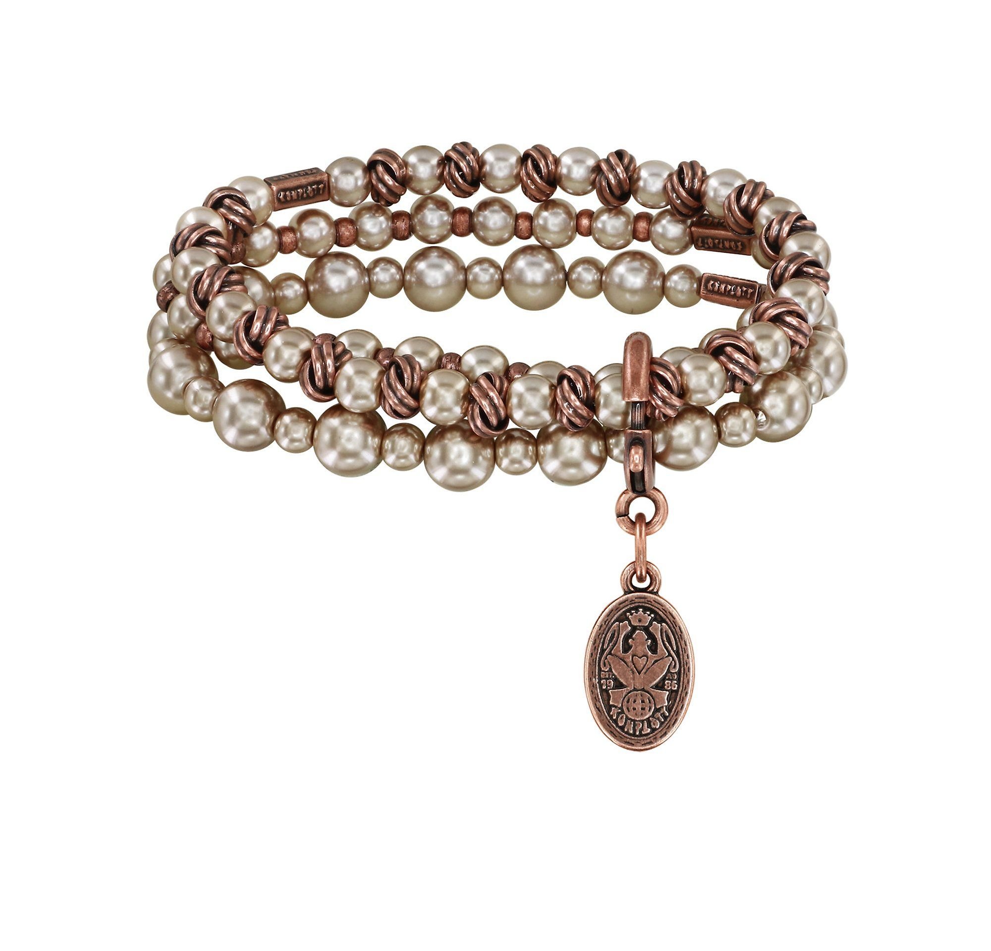 Bild für Armband elastisch La Comtesse II Braun  