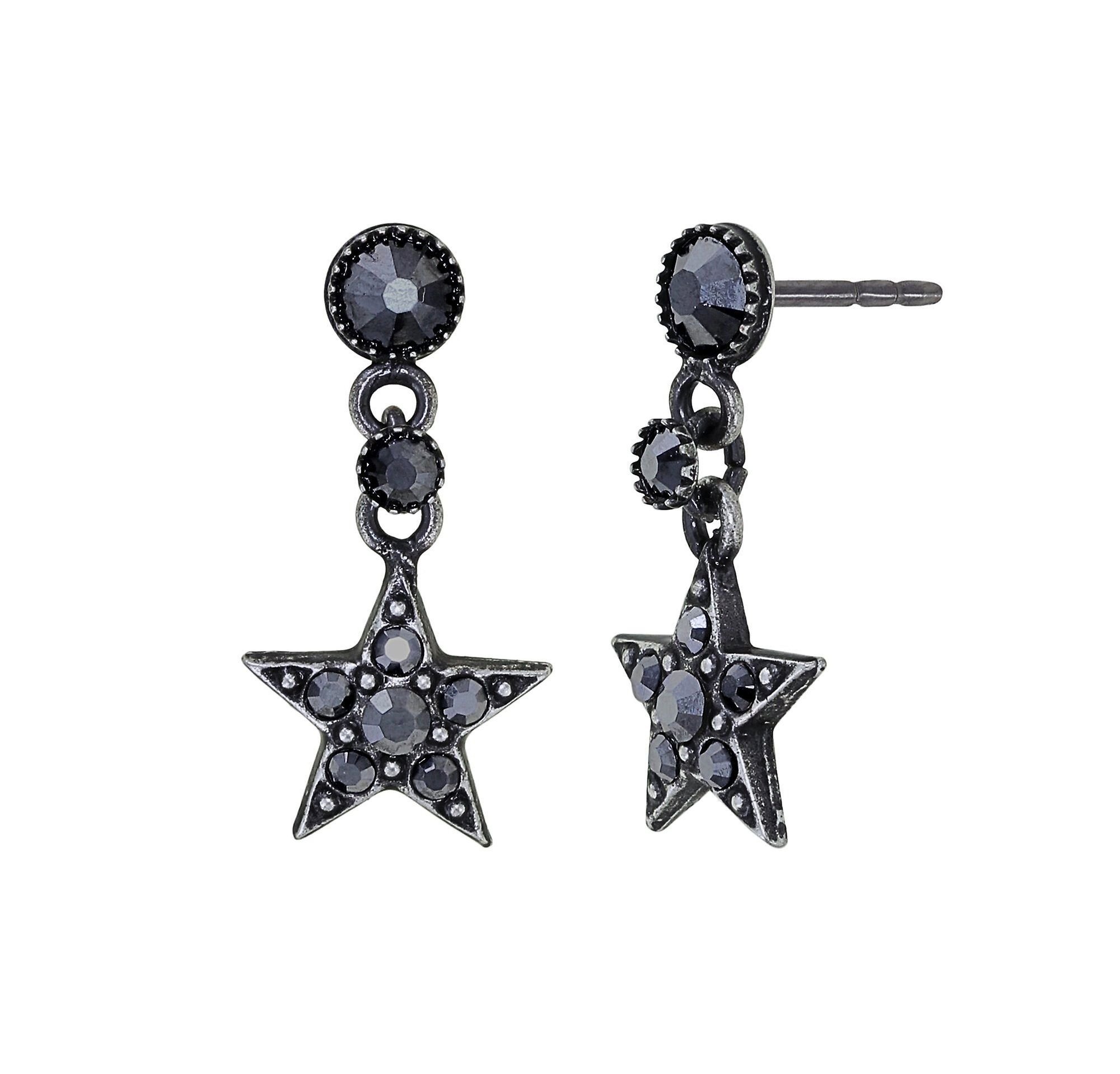 image pour Clou d'oreille pendant Soft Temptations Noir / Vert  