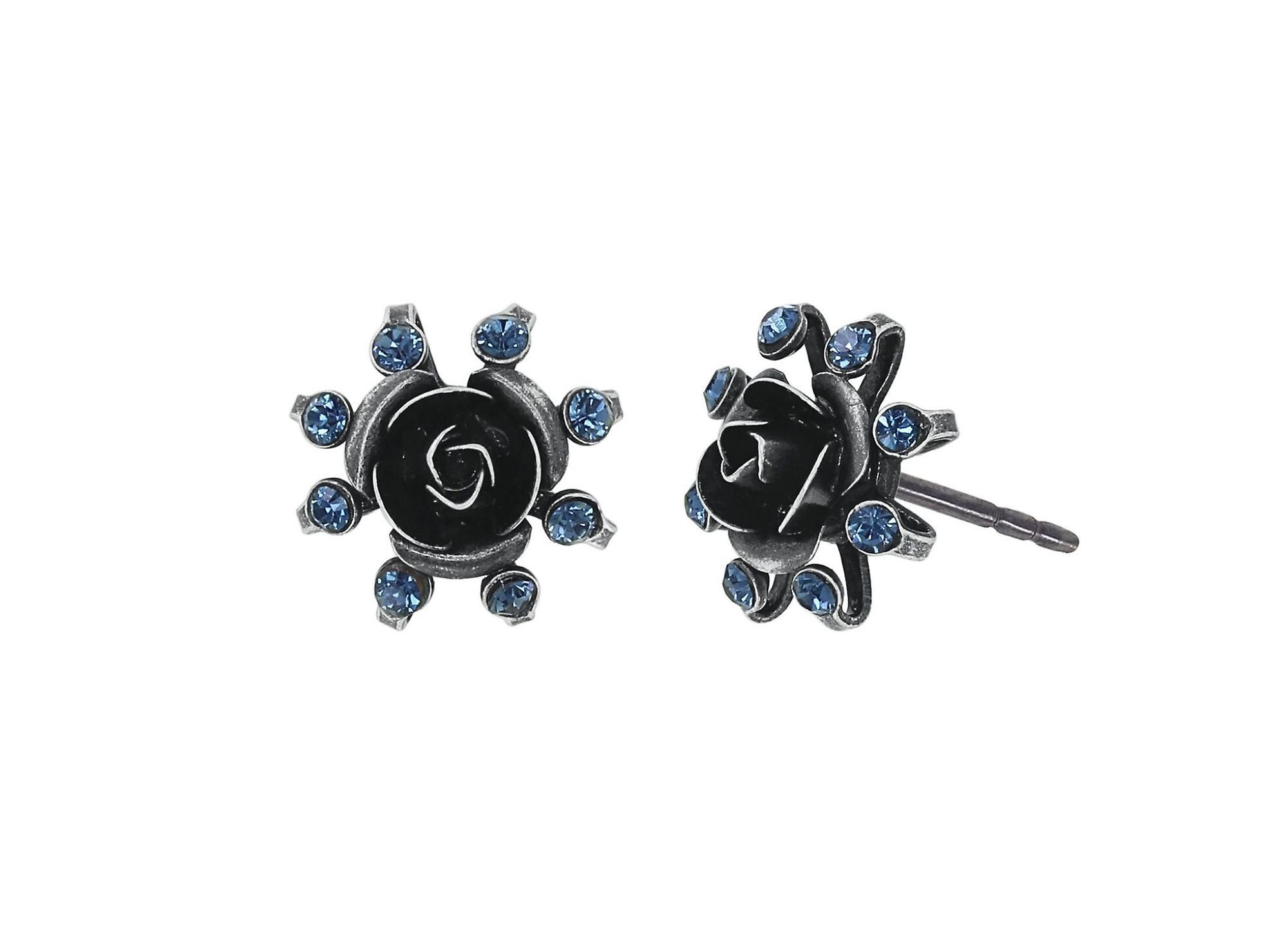 Bild für Ohrstecker Soft Temptations Schwarz / Blau  
