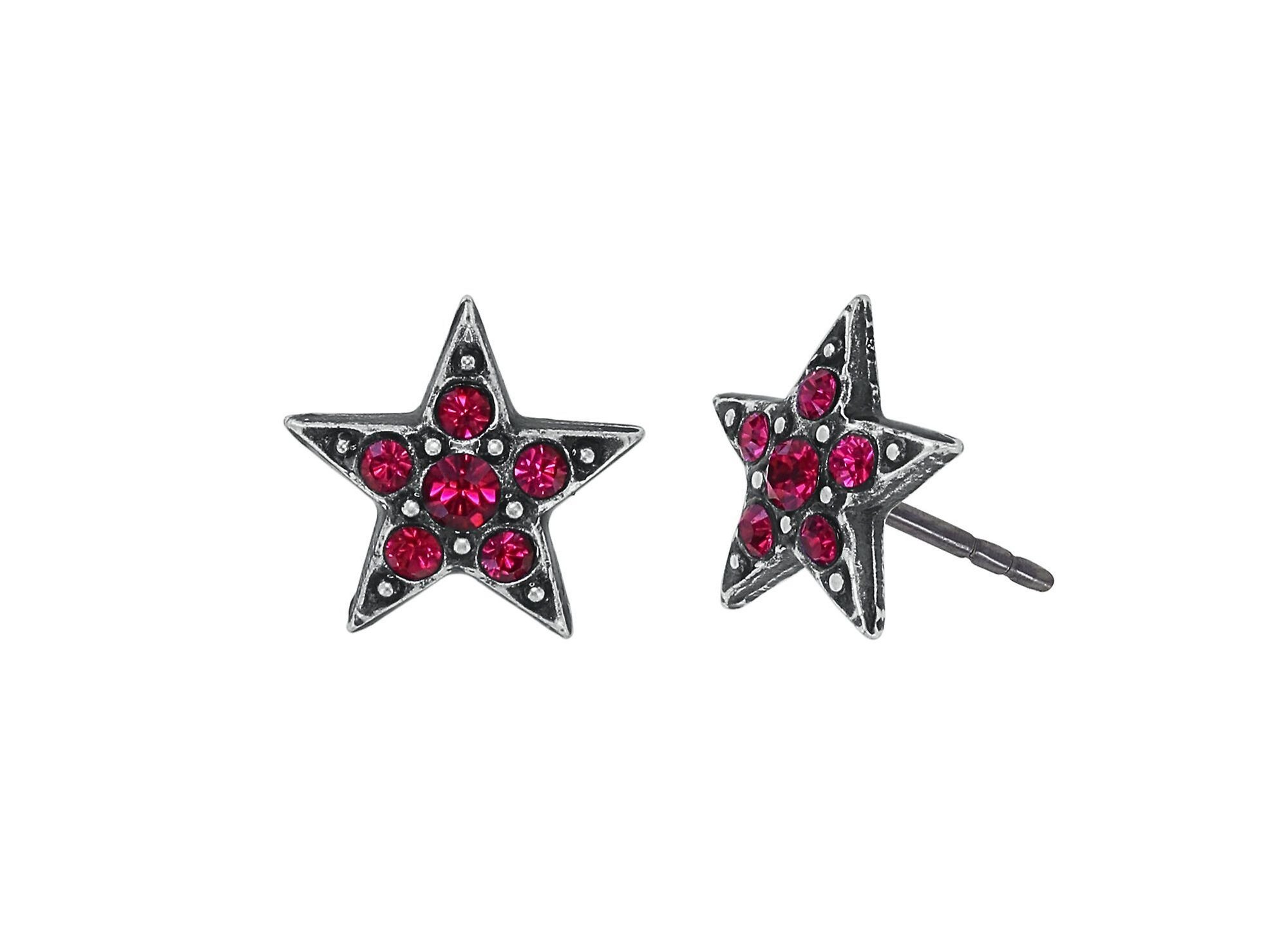 image for Earring Stud Soft Temptations Black / Red  