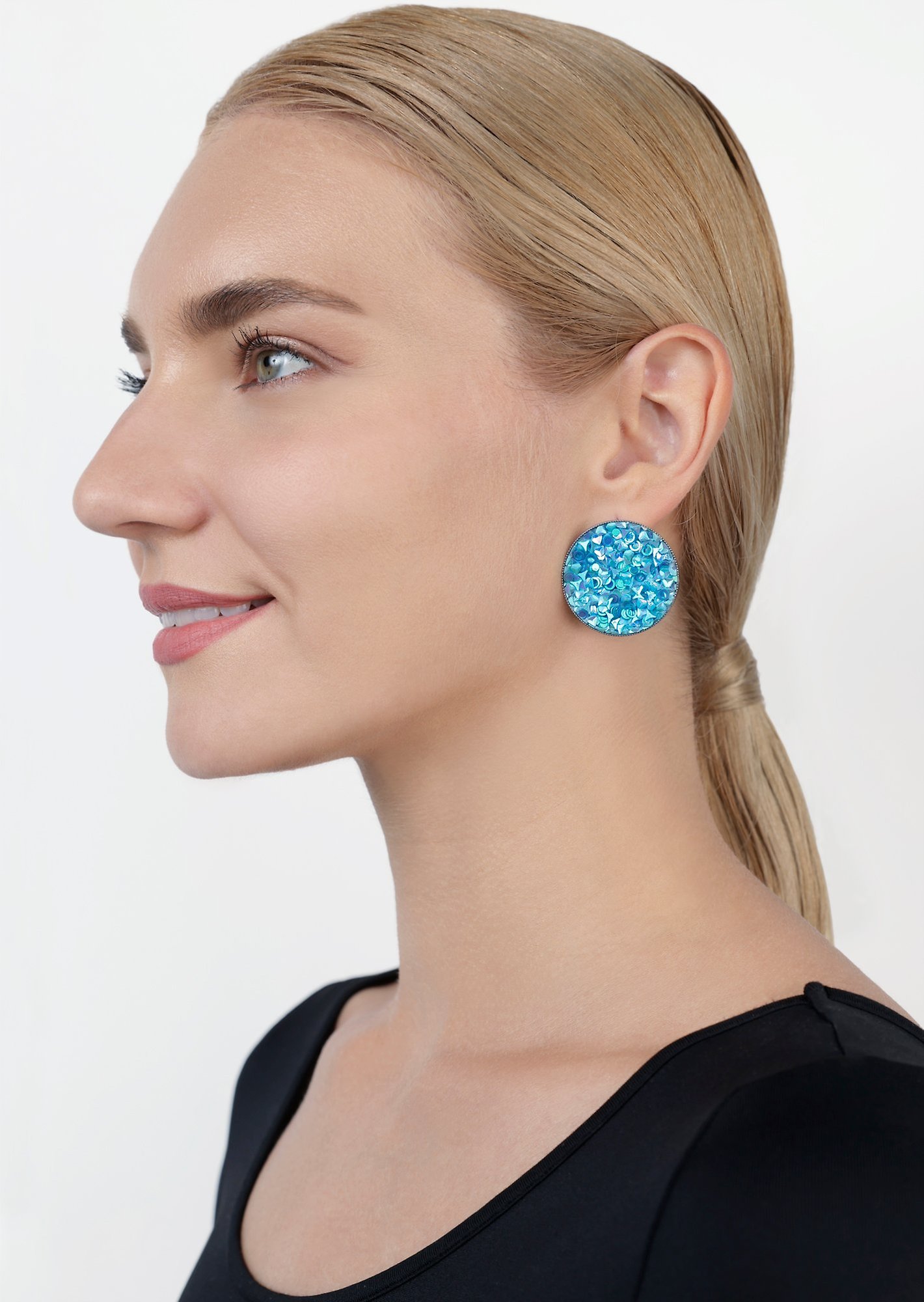 image pour Boucles d'oreilles Eurowire Studio 54 Bleu  size L