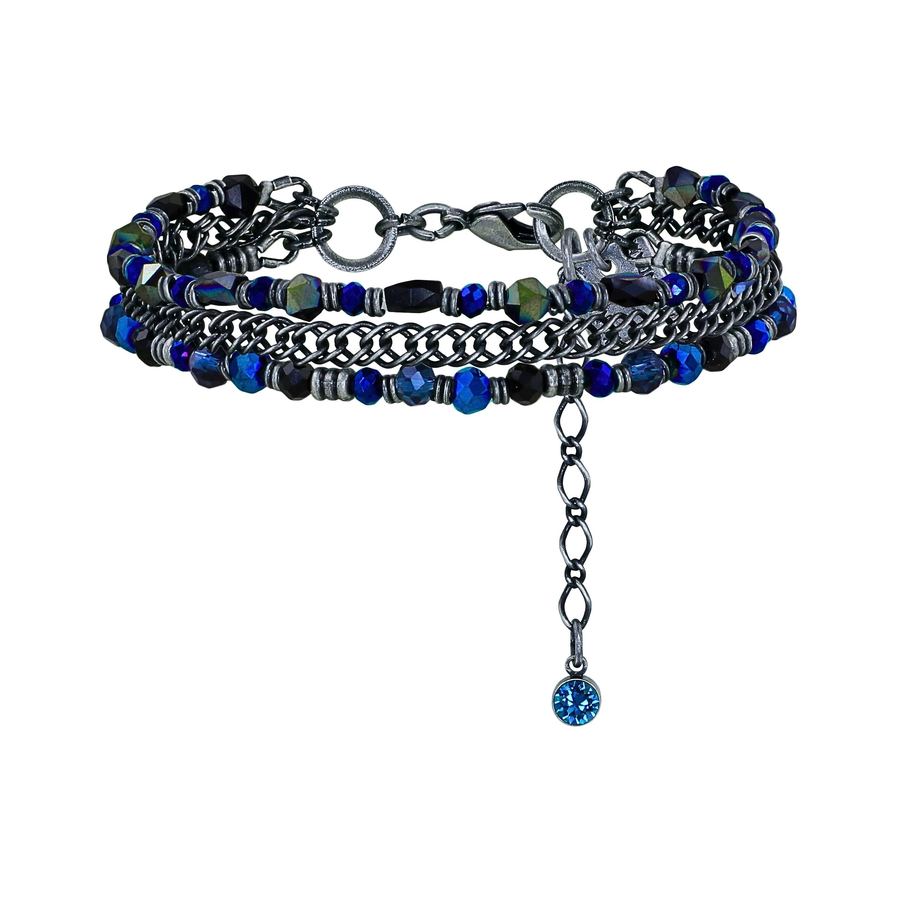 Bild für Armband Soft Temptations Schwarz / Blau  