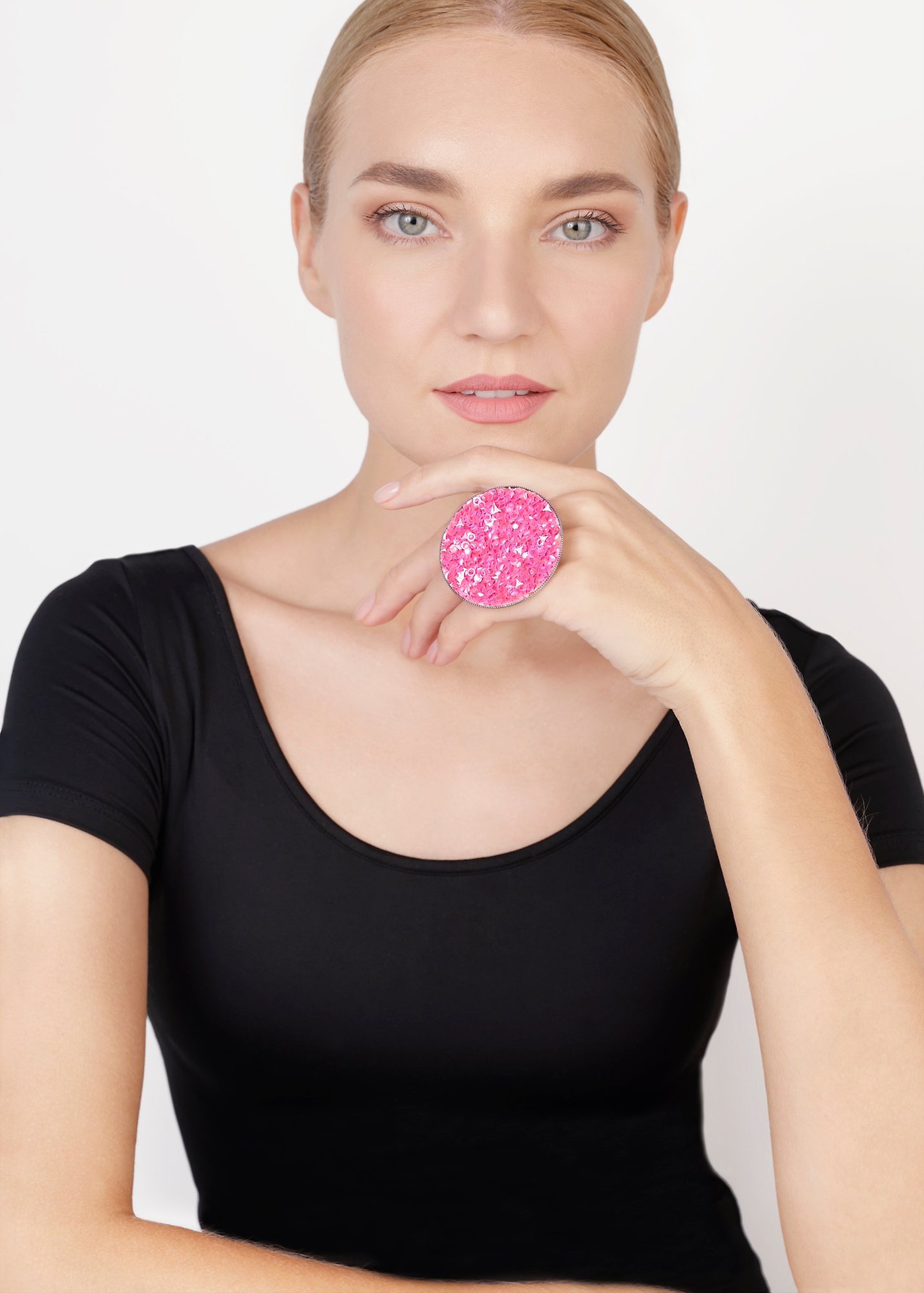 image pour Anneau Studio 54 Rose  size XL