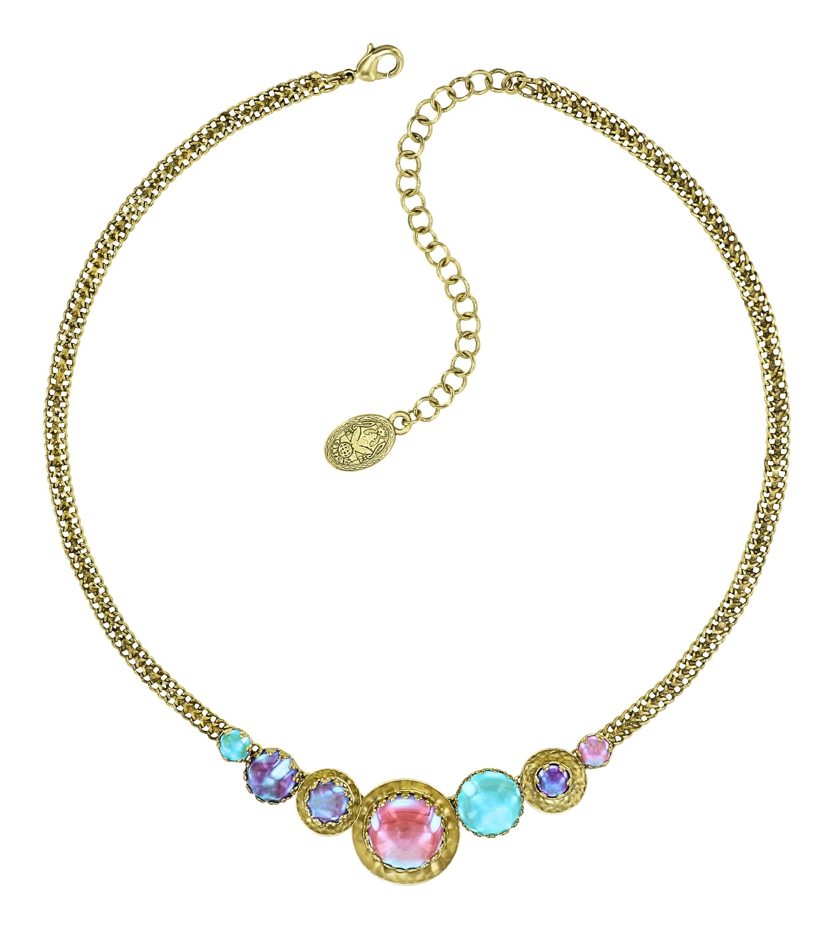 image pour Collier Honey Drops in Space Multi Pastel  