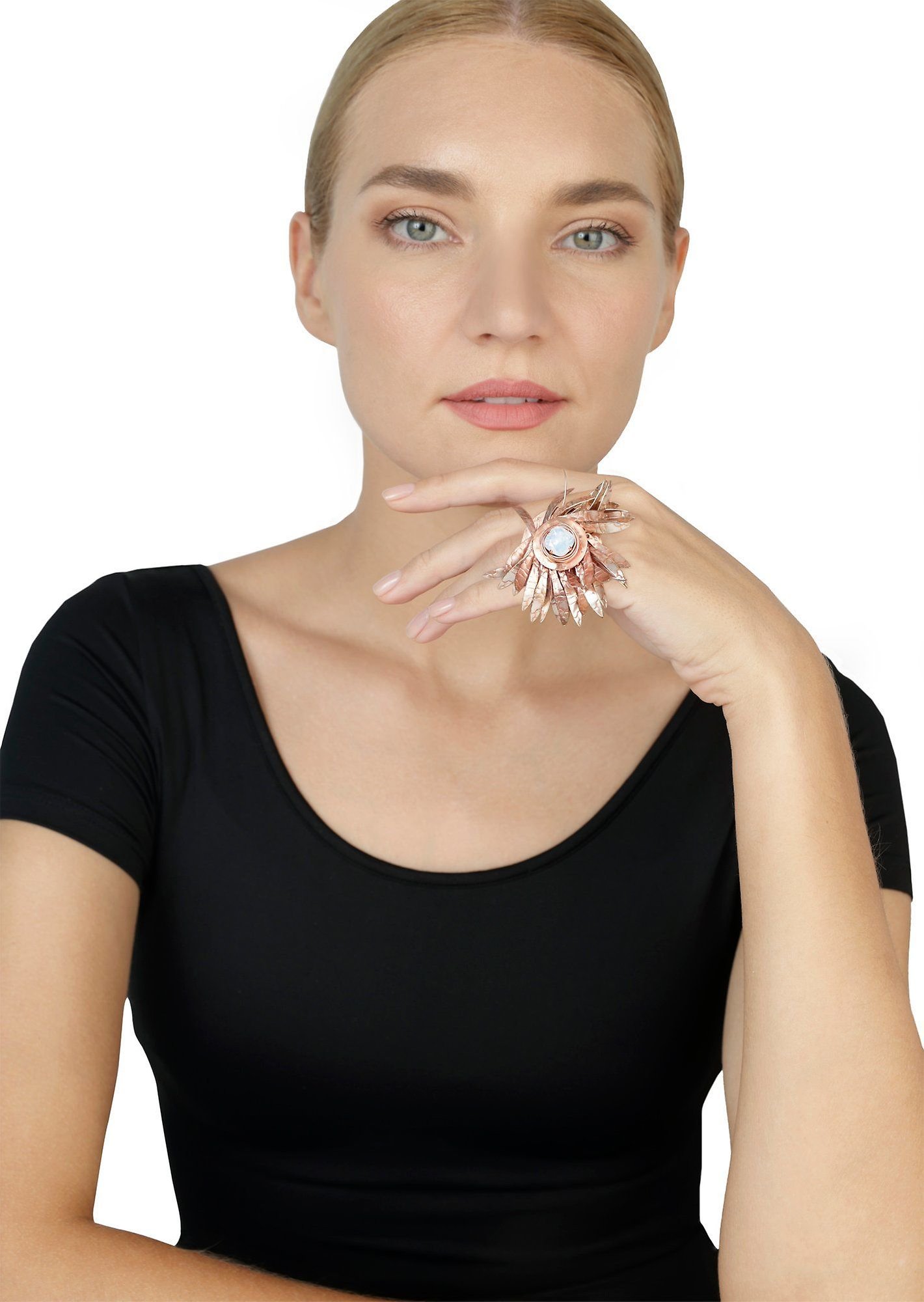 Bild für Ring Global Glam shiny copper  