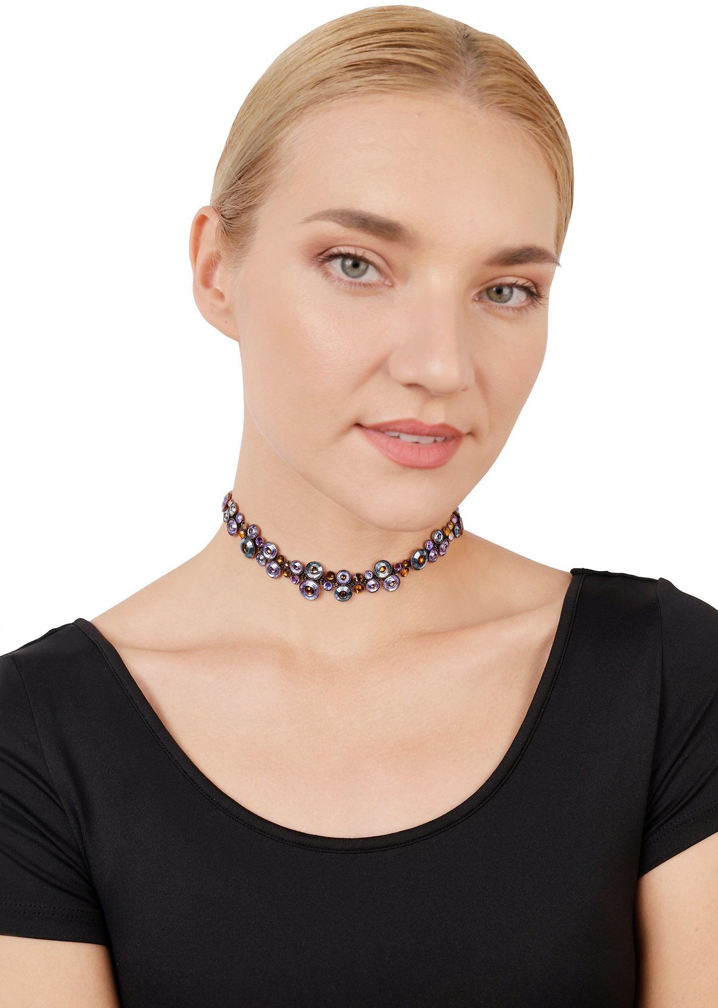 image pour Collier Donutissima Marron / Lila  