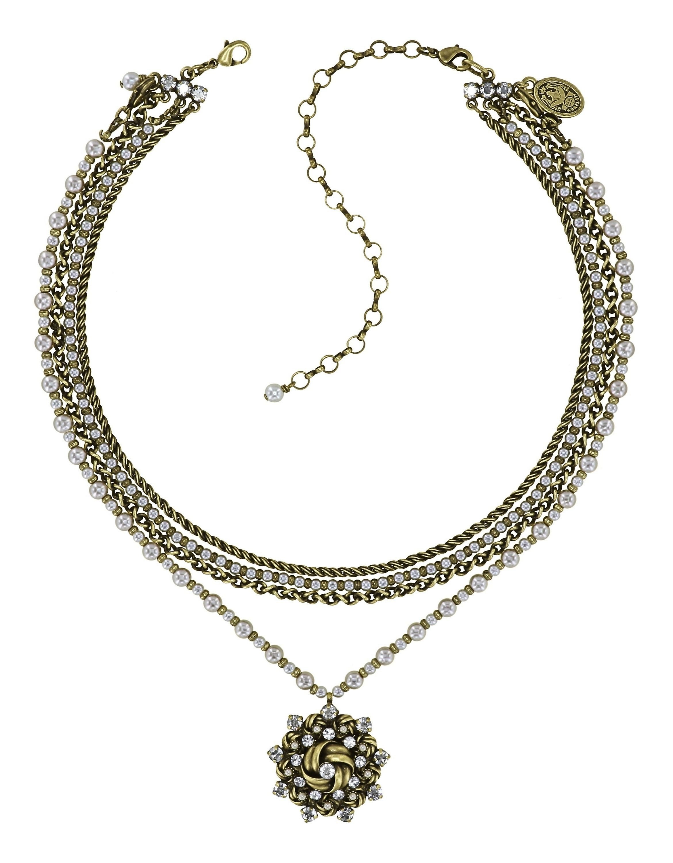 image for Necklace La Comtesse II White  size M