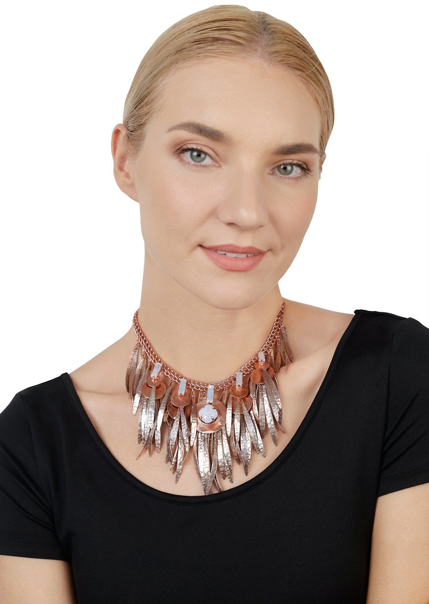 image for Necklace Collier Global Glam shiny copper  