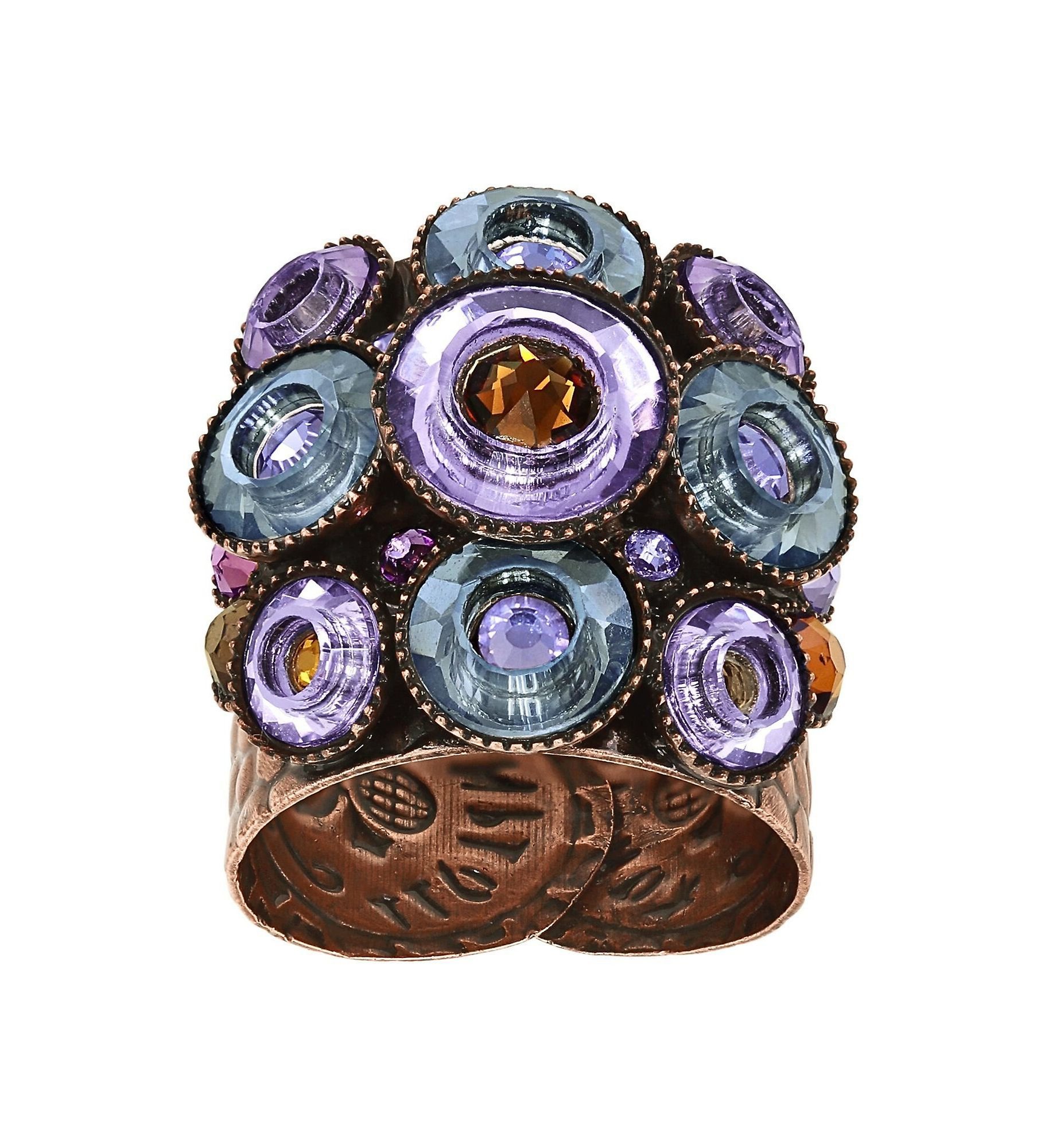 image pour Anneau Donutissima Marron / Lila  