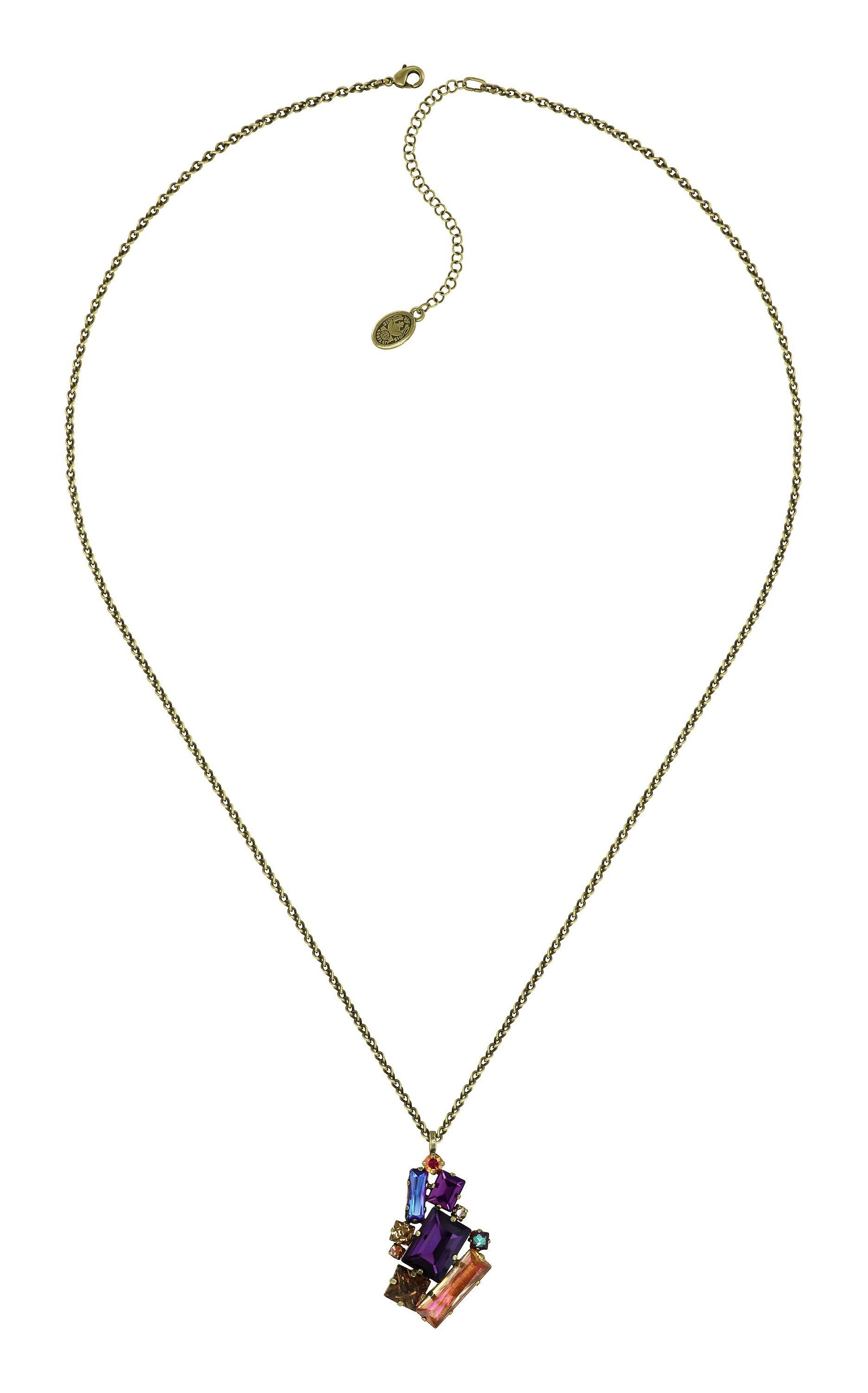 image pour Collier pendant (long) Straight to Las Vegas Marron / Lila  