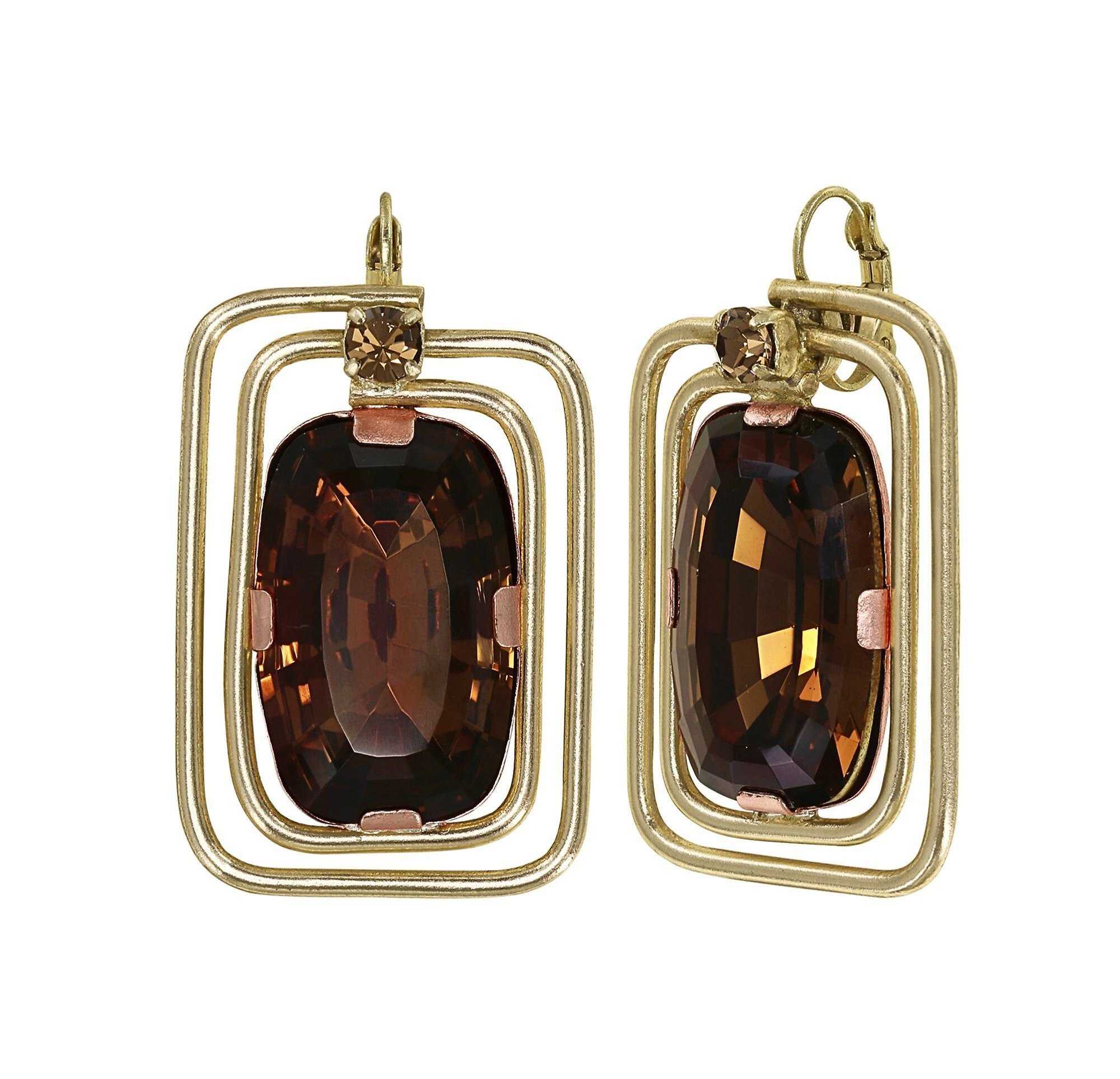 image for Earring Eurowire To The Max Brown  size L