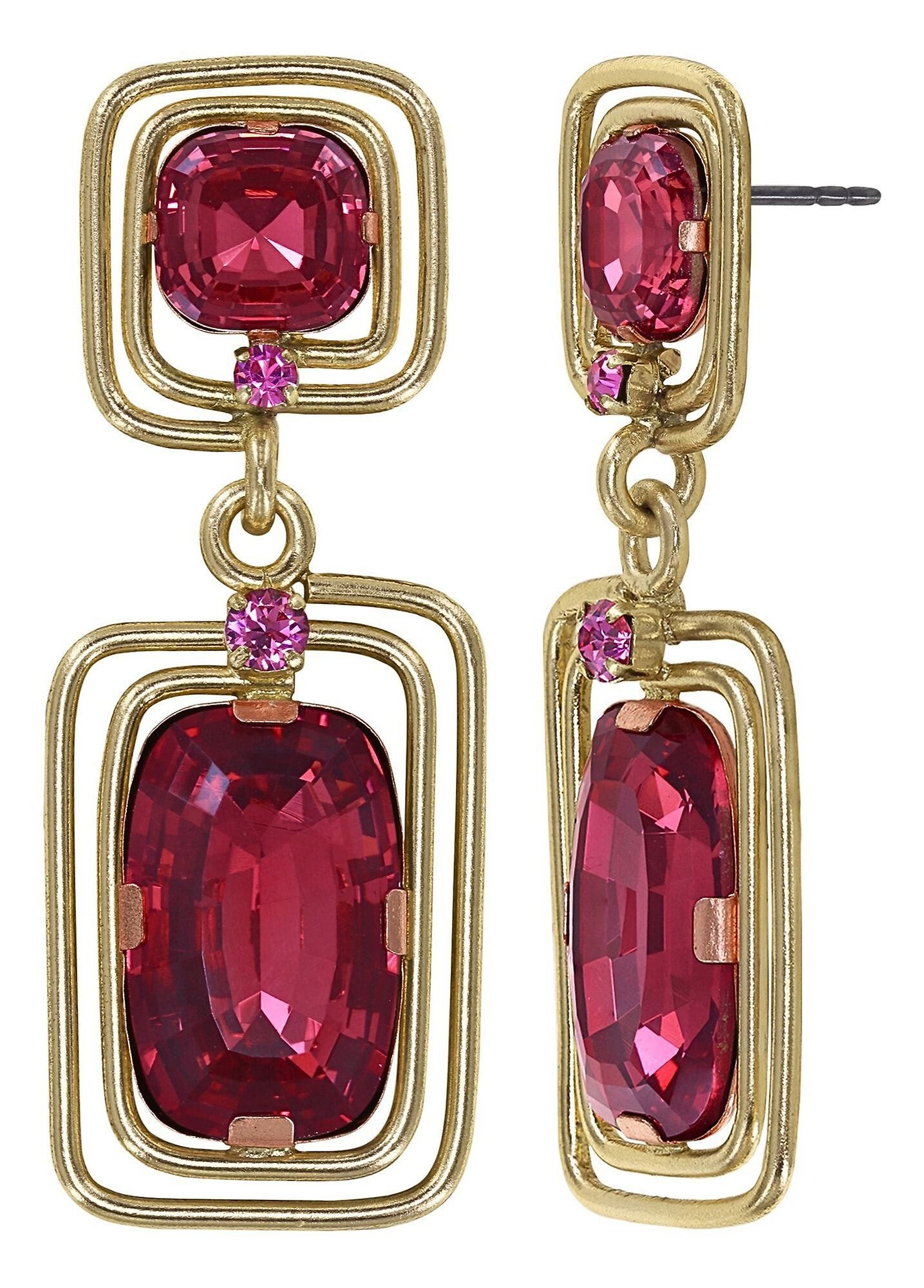 image for Earring Stud Dangling To The Max Coralline / Pink  size L