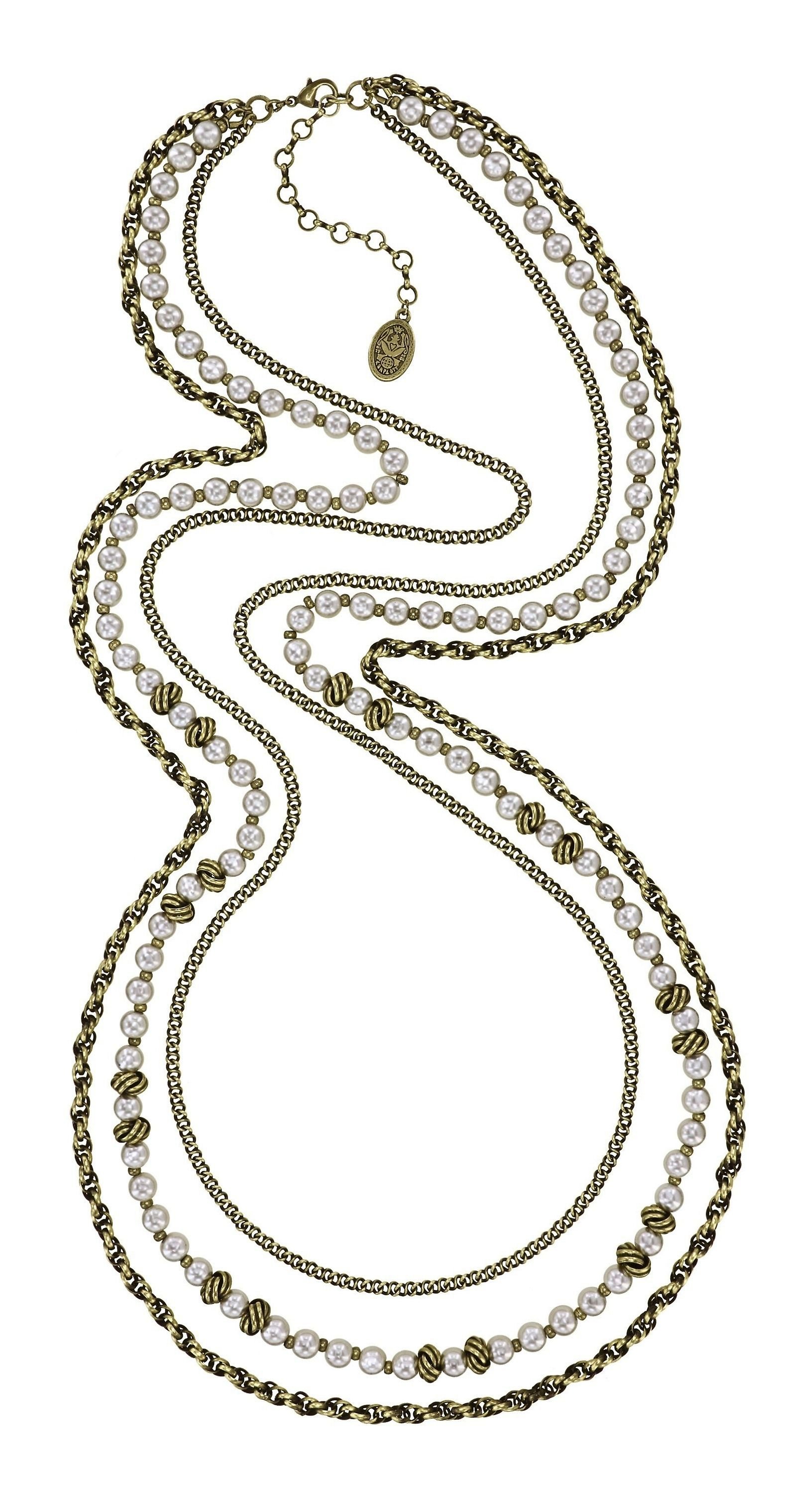 image for Necklace (Long) La Comtesse II White  