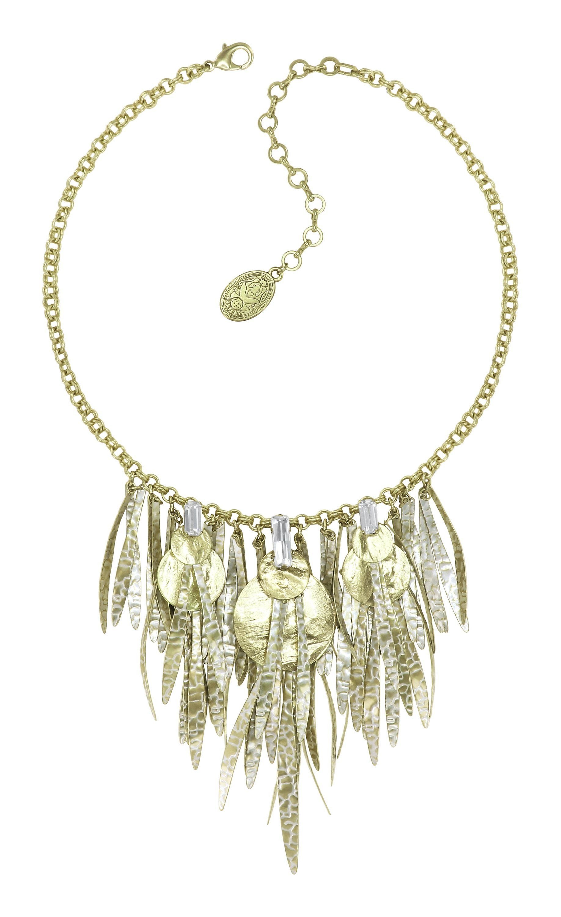 image pour Collier Global Glam shiny brass  