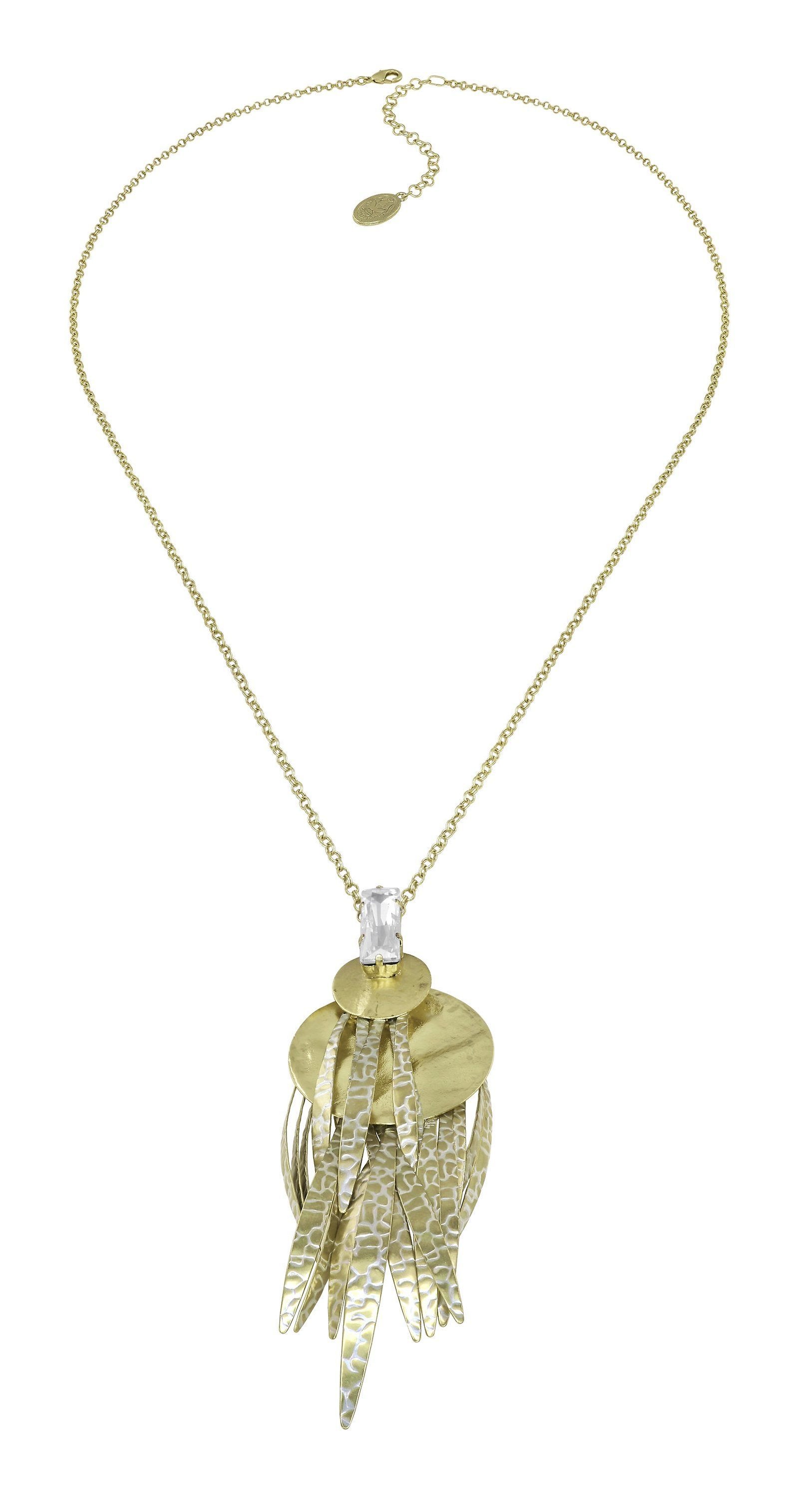 Bild für Halskette h&auml;ngend (lang) Global Glam shiny brass  