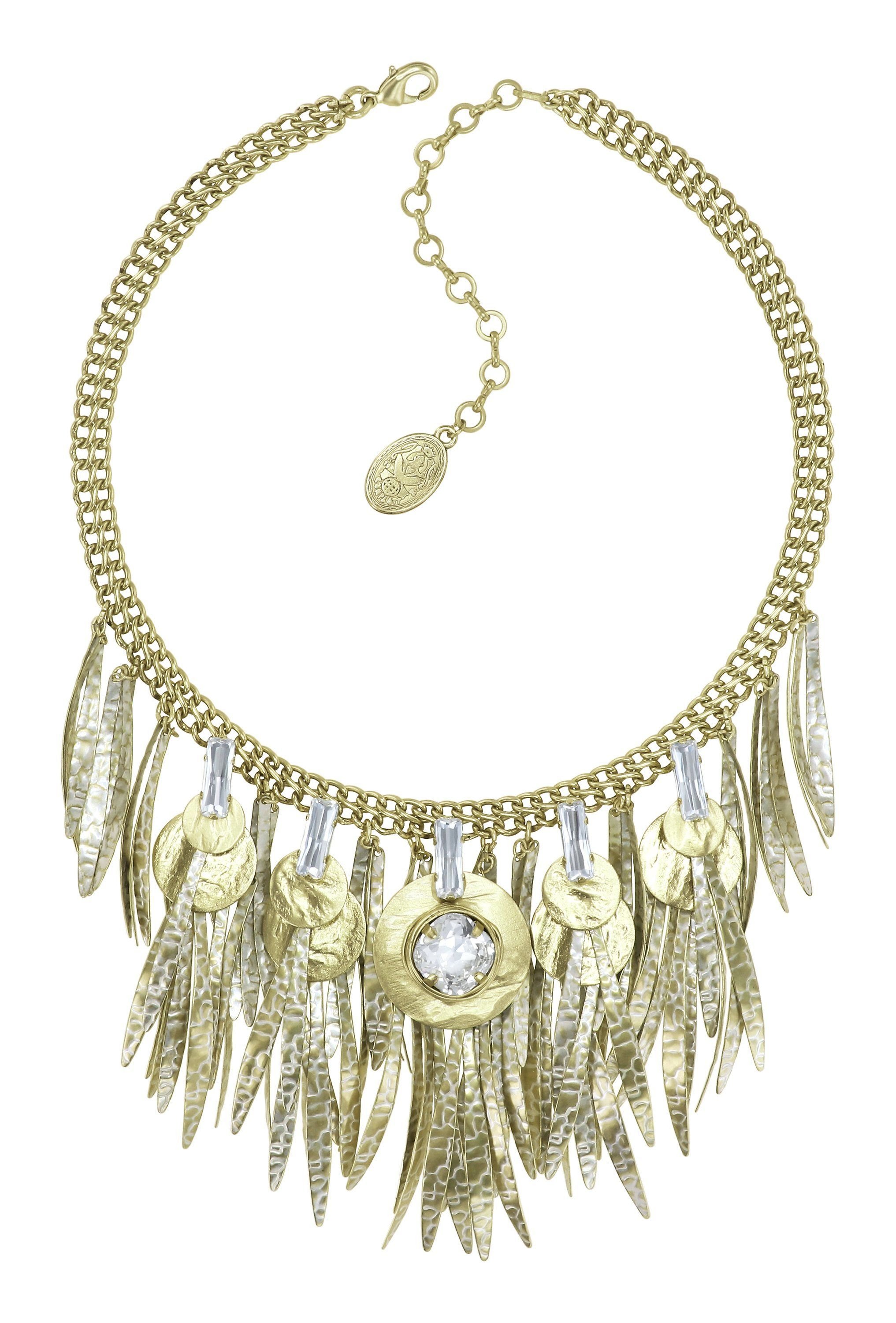 Bild für Halskette Collier Global Glam shiny brass  