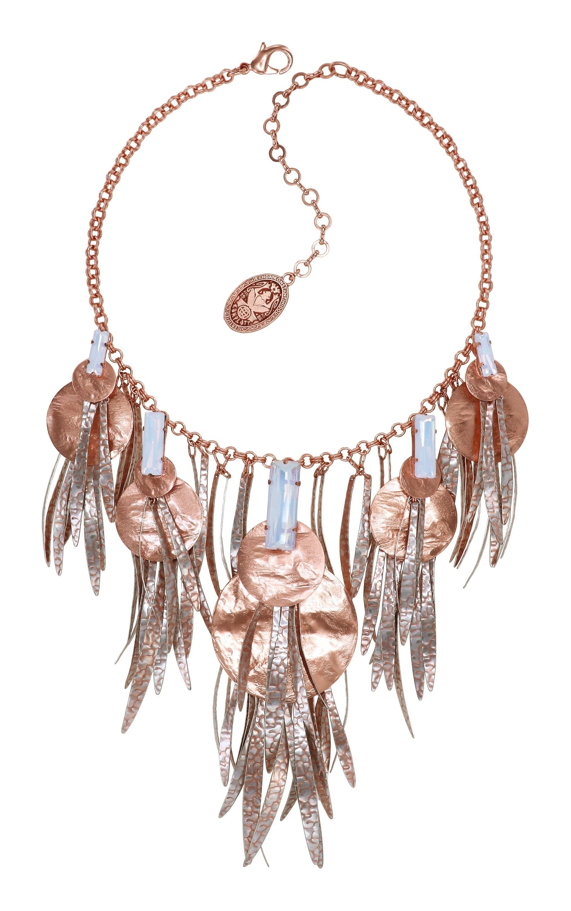 image for Necklace Collier Global Glam shiny copper  