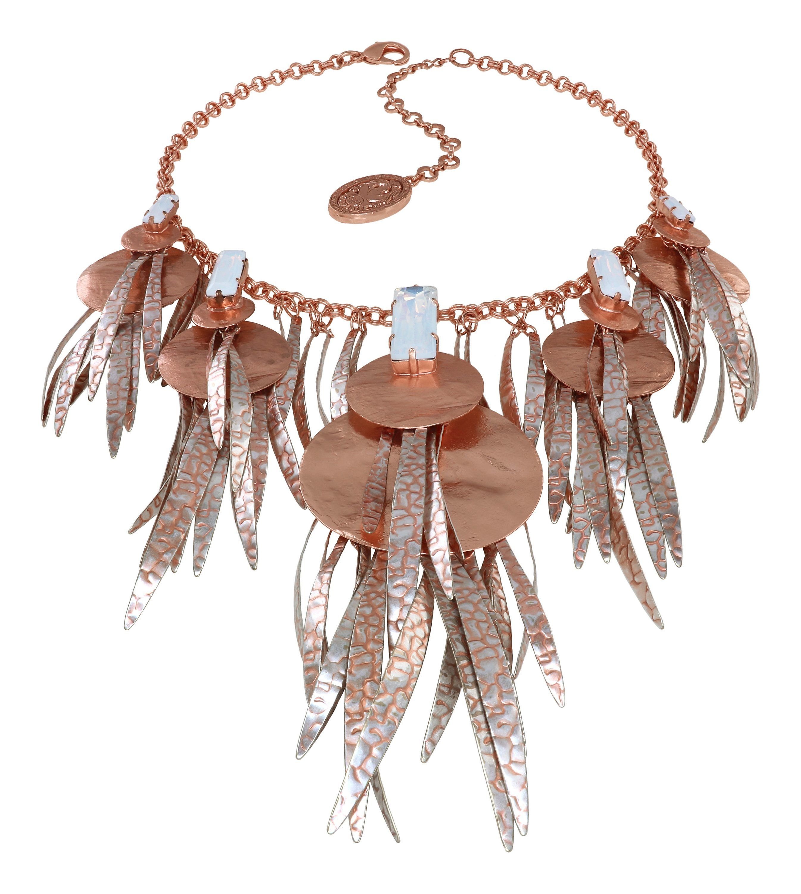 image for Necklace Collier Global Glam shiny copper  