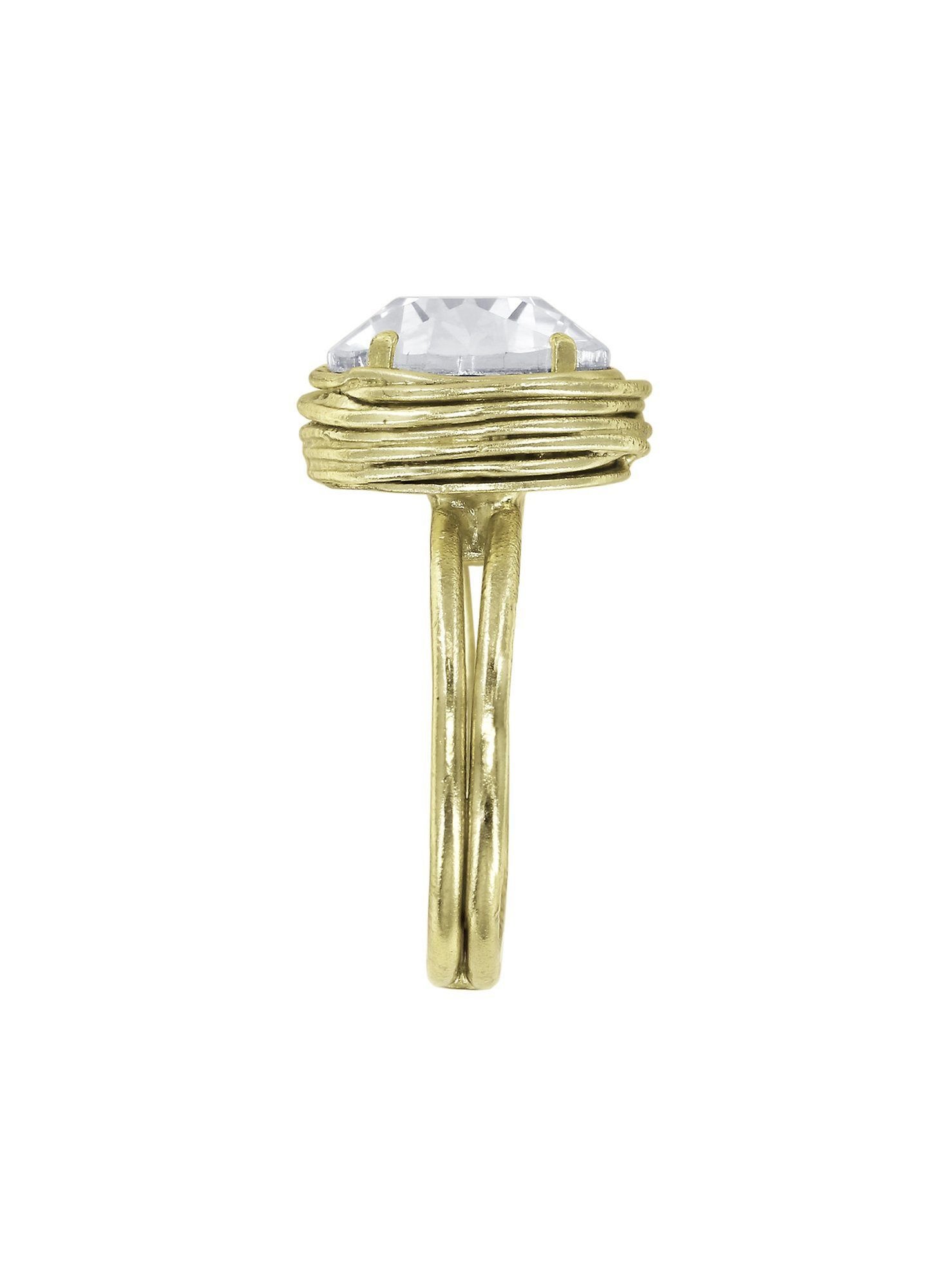 image pour Anneau Global Glam shiny brass  M