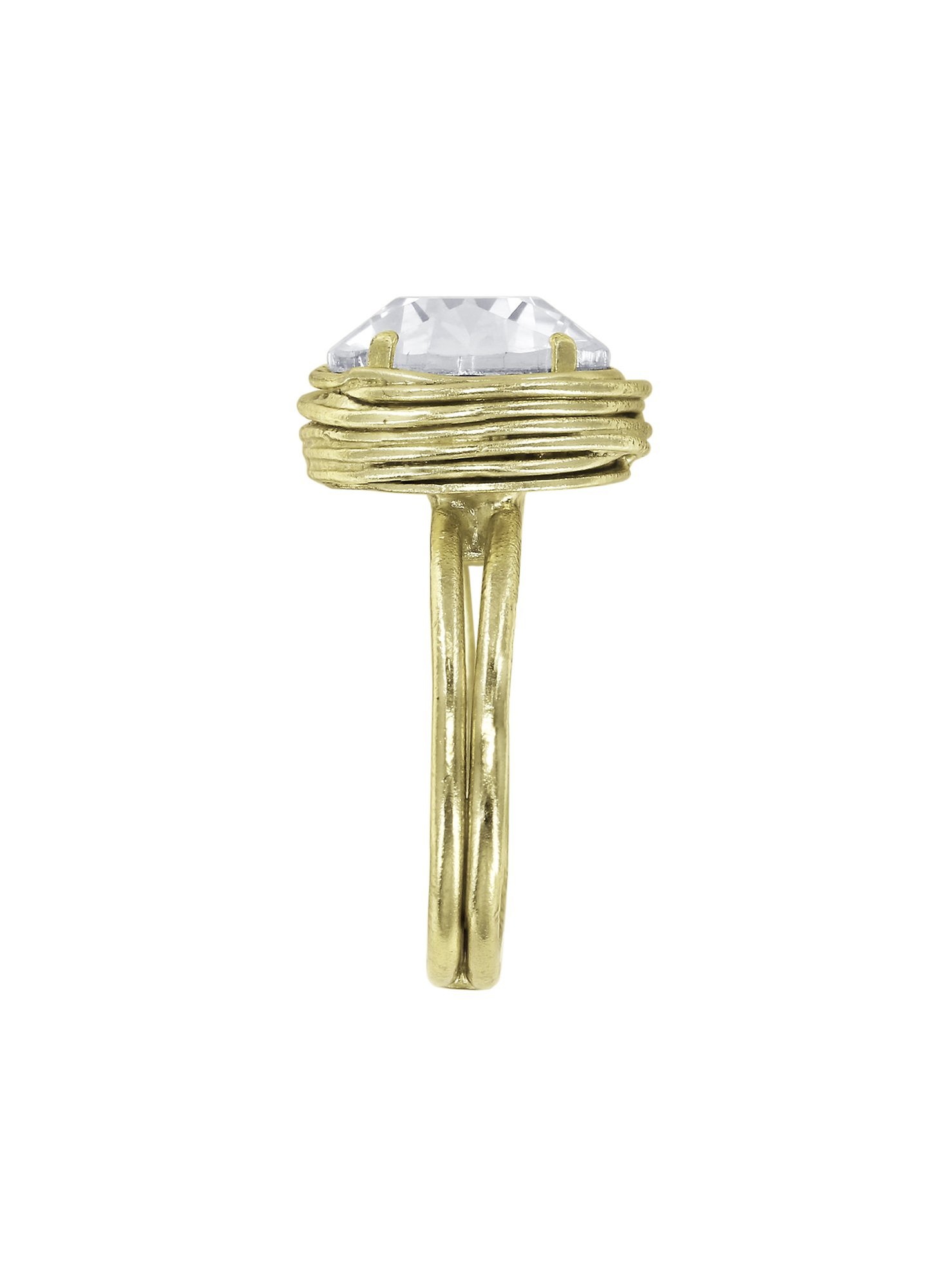 Bild für Ring Global Glam shiny brass  M