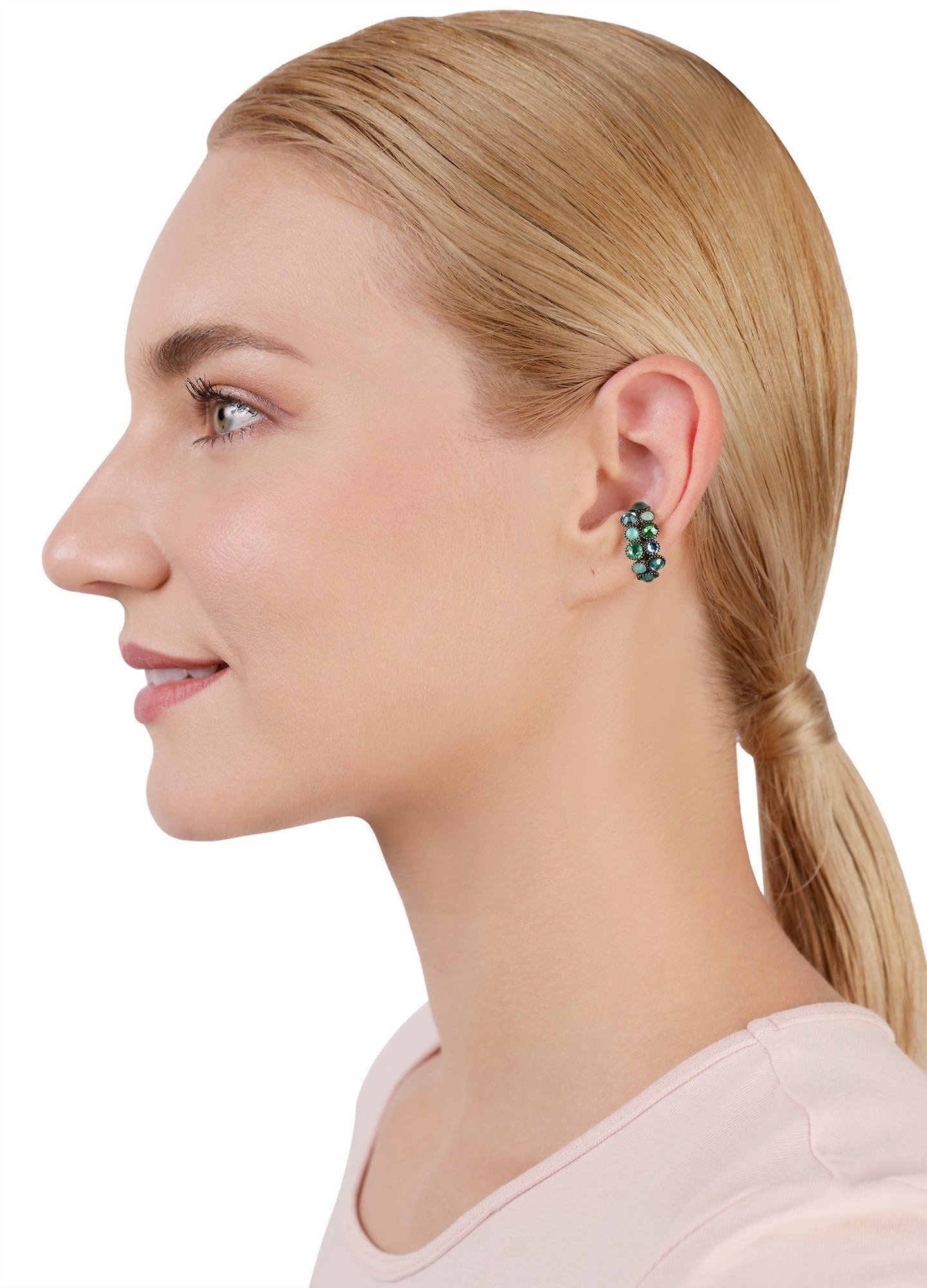 image for Ear Cuff Water Cascade Green  