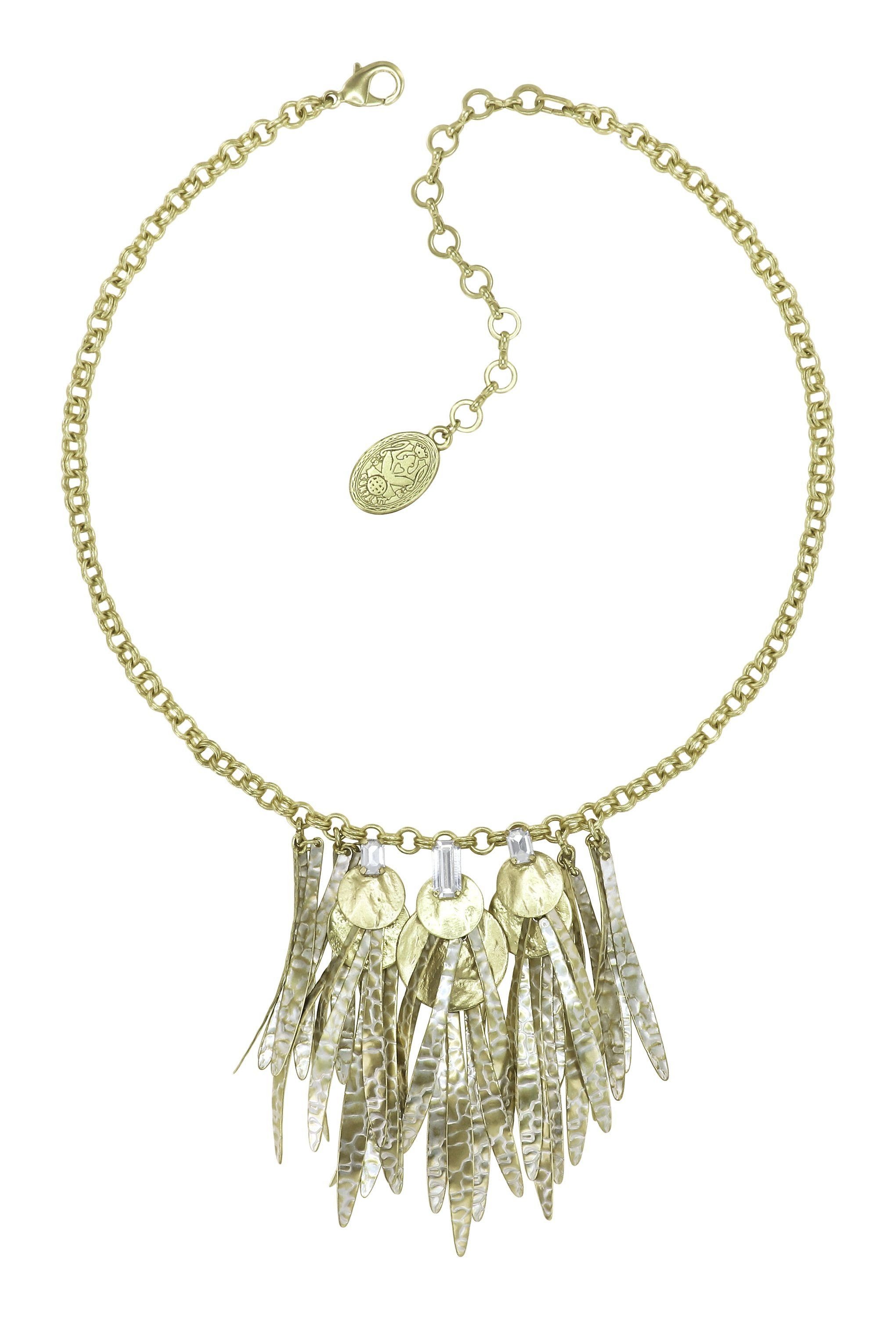 image for Necklace Global Glam shiny brass  