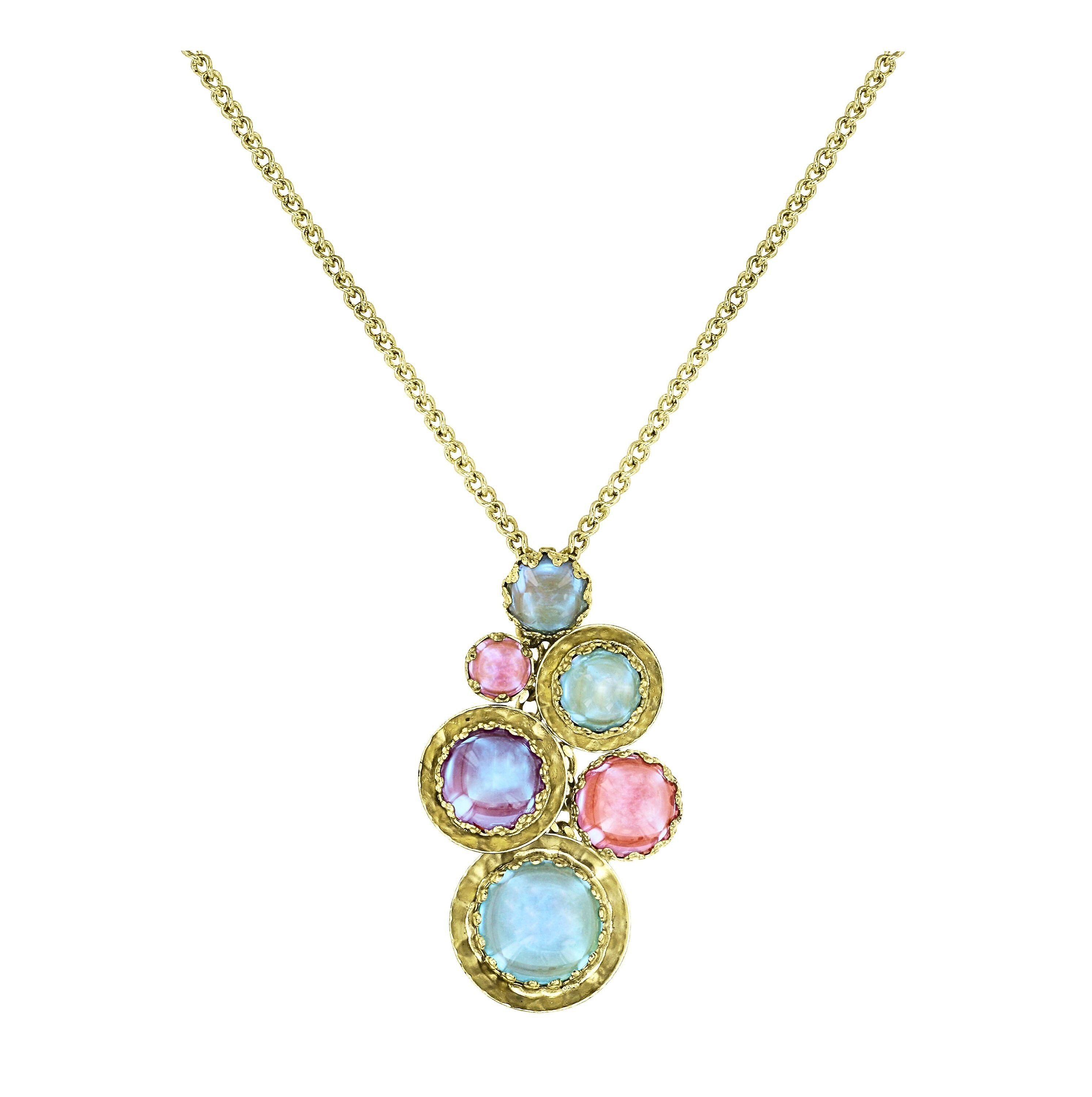 Kép Necklace pendant Honey Drops in Space Pastel Multi  