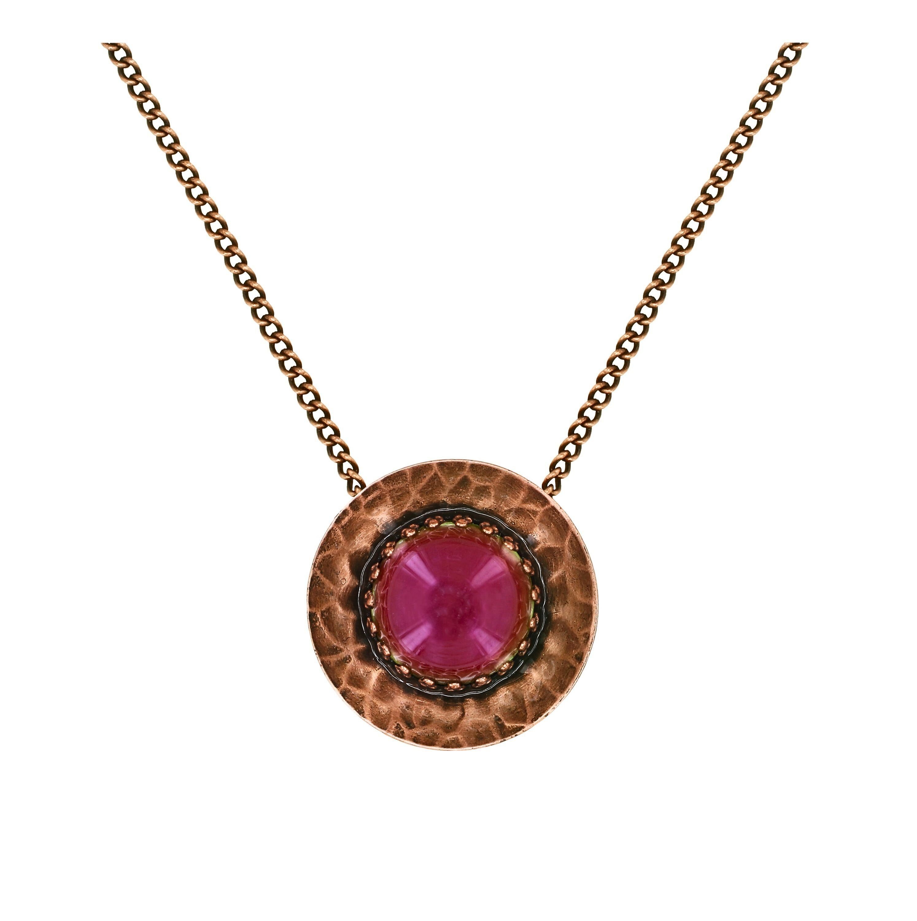 image pour Collier pendant Honey Drops in Space Rose / Lila  size XL