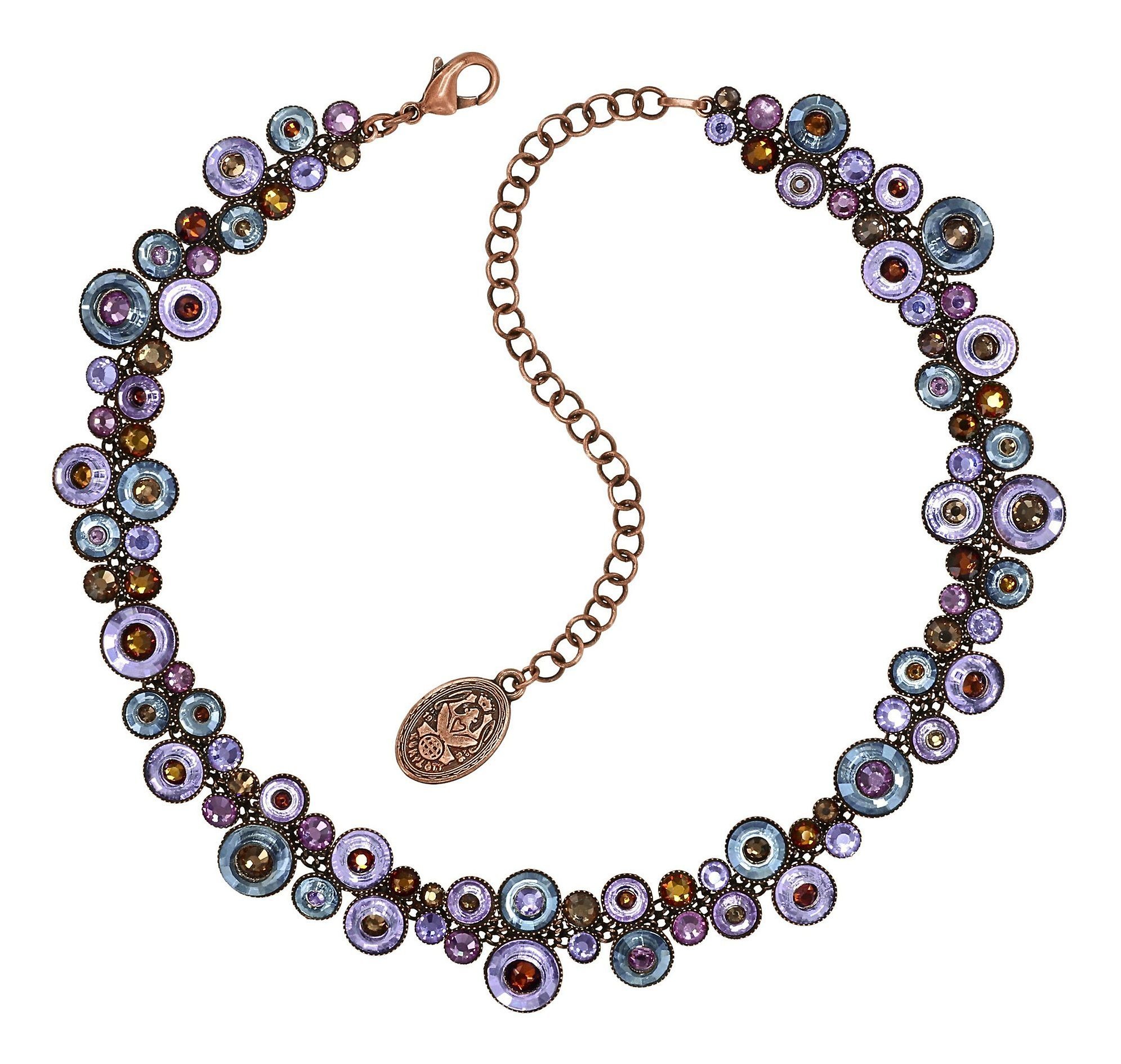 image pour Collier Donutissima Marron / Lila  