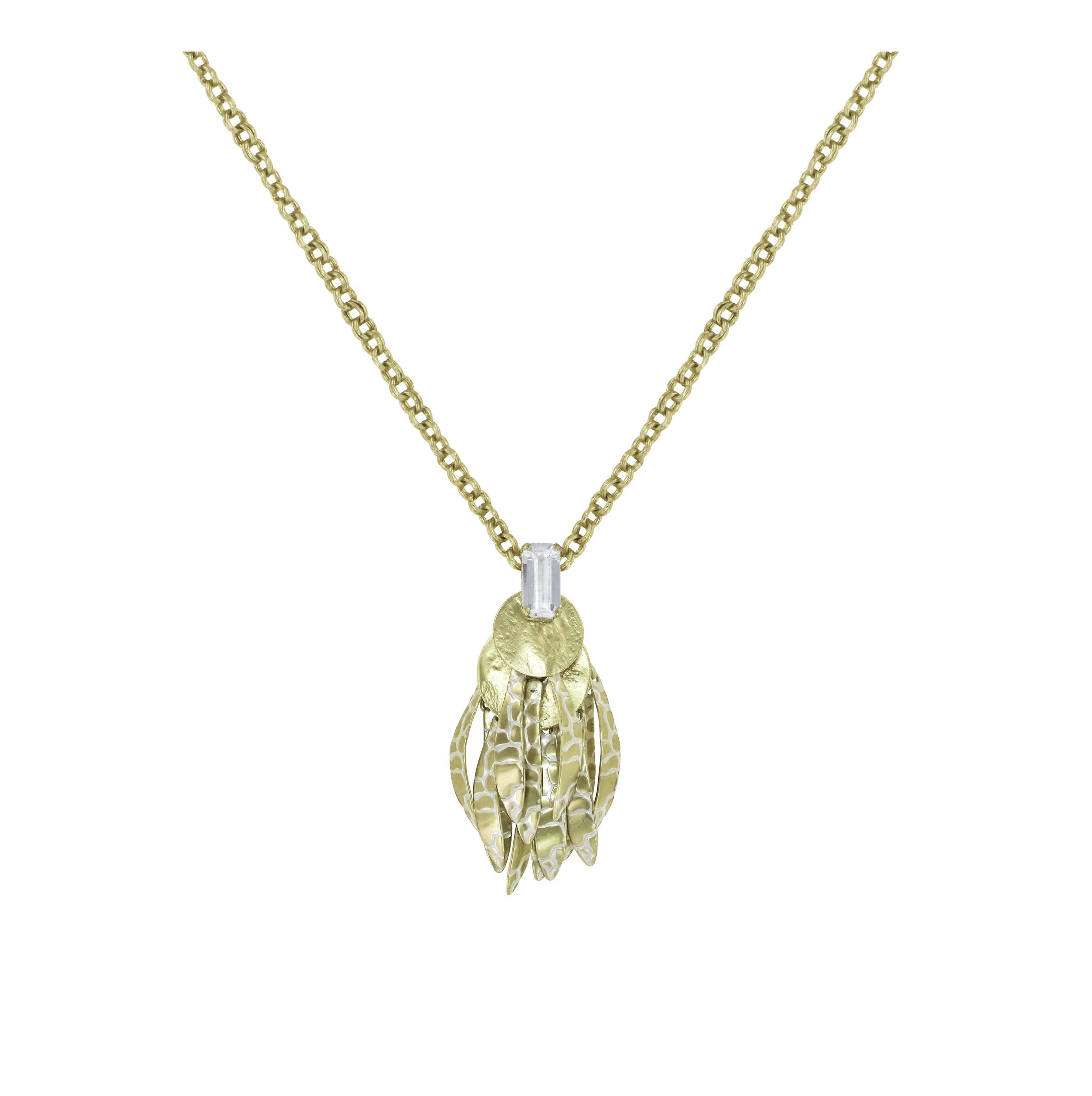 image pour Collier pendant Global Glam shiny brass  