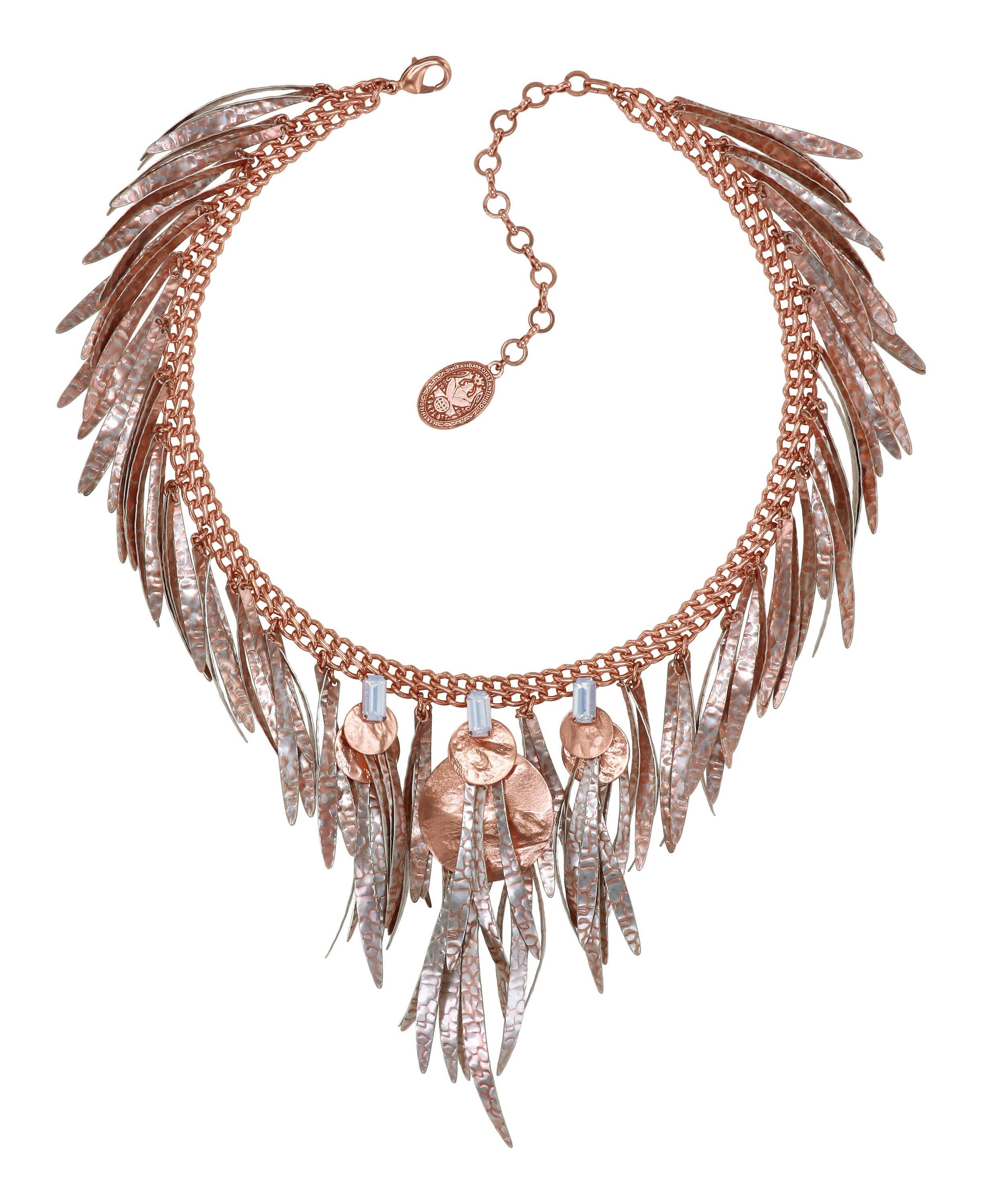 image for Necklace Collier Global Glam shiny copper  